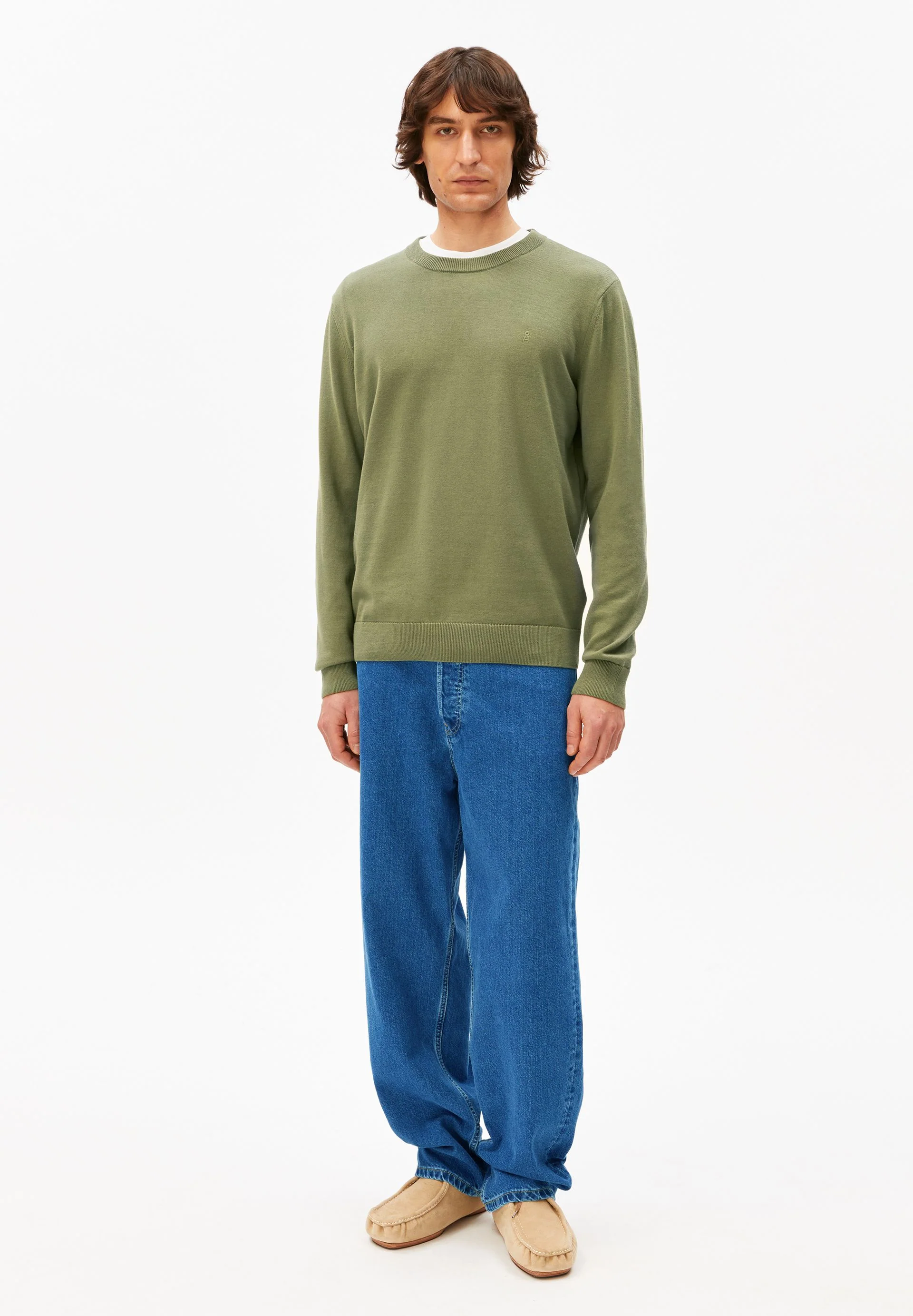 LOUKAA STRICKPULLOVER | fatigue green - Image 5