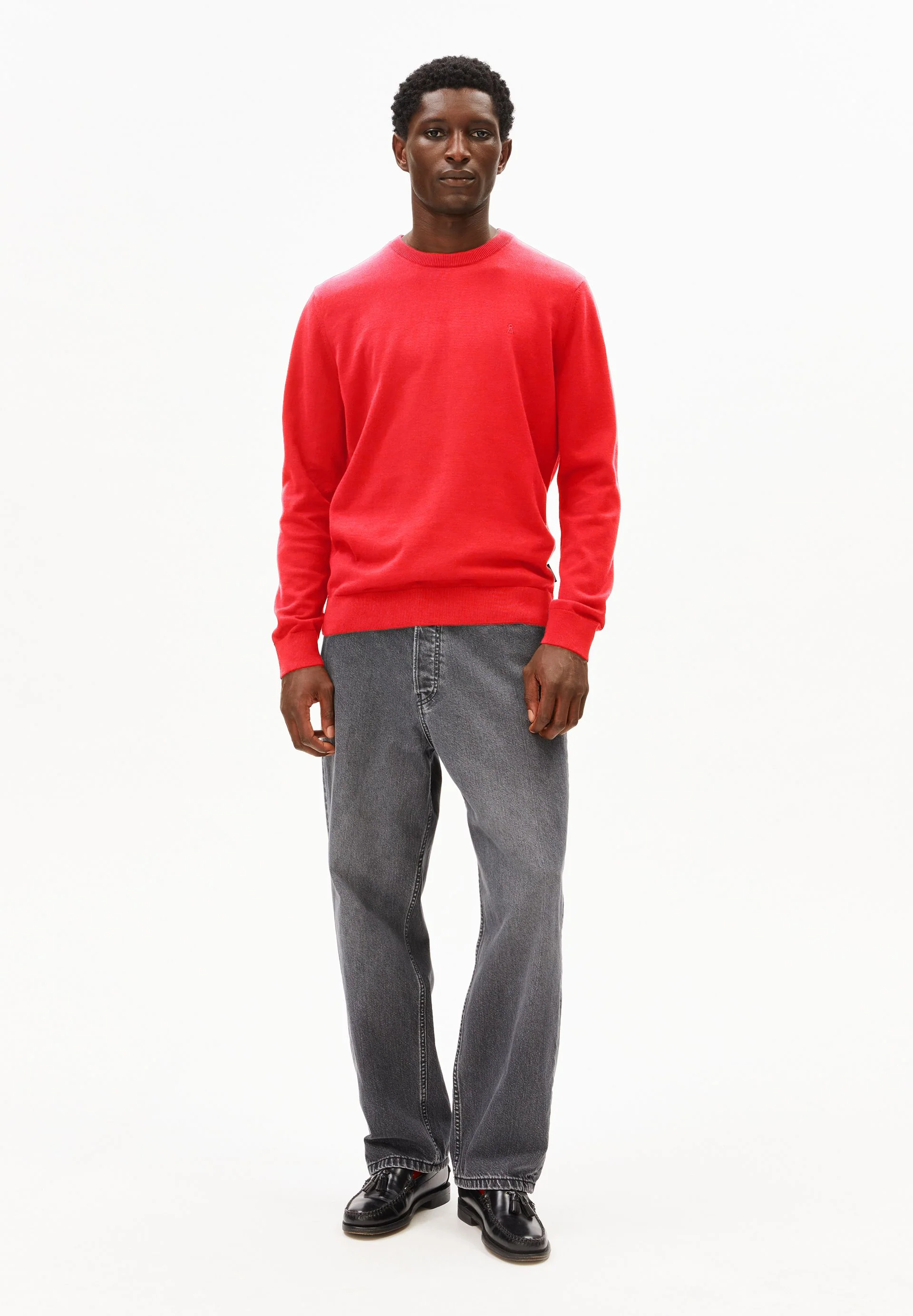 LOUKAA STRICKPULLOVER | mars red - Image 5