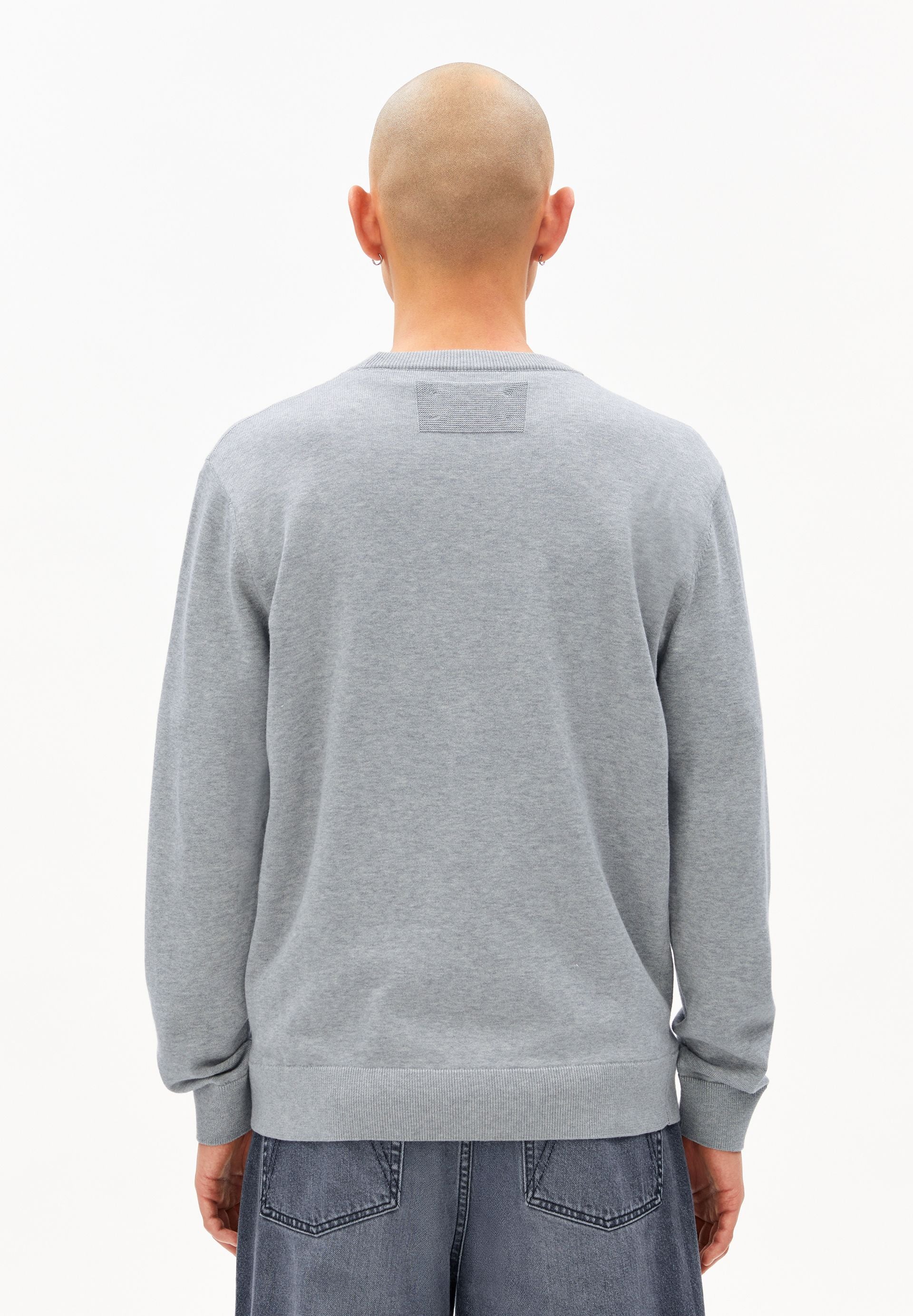 LOUKAA STRICKPULLOVER | silver melange - Image 2