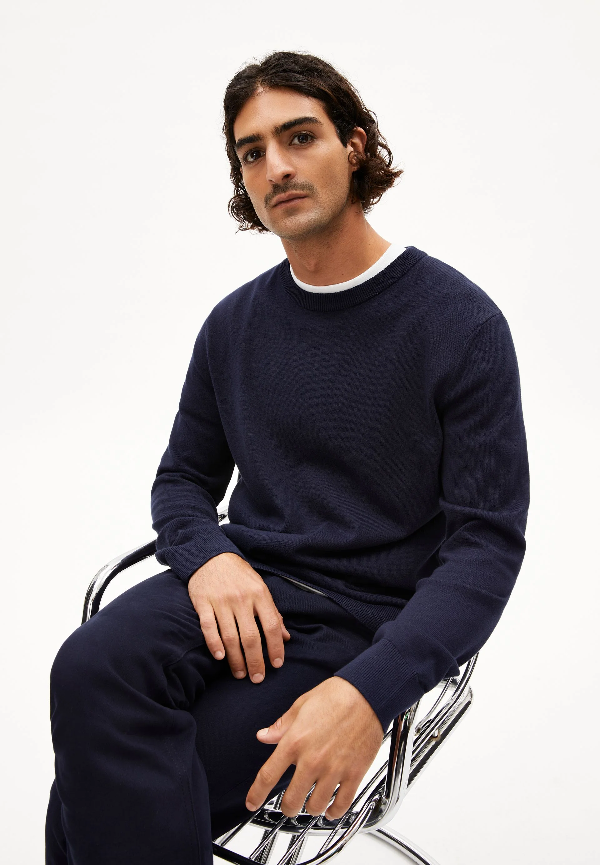 LOUKAA STRICKPULLOVER | night sky - Image 4