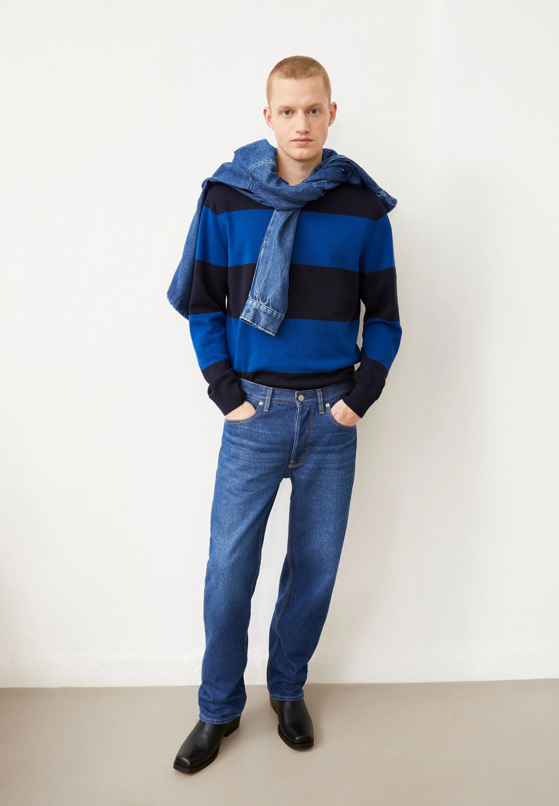 LOUKAA STRIPES | night sky-lapis blue - Image 4
