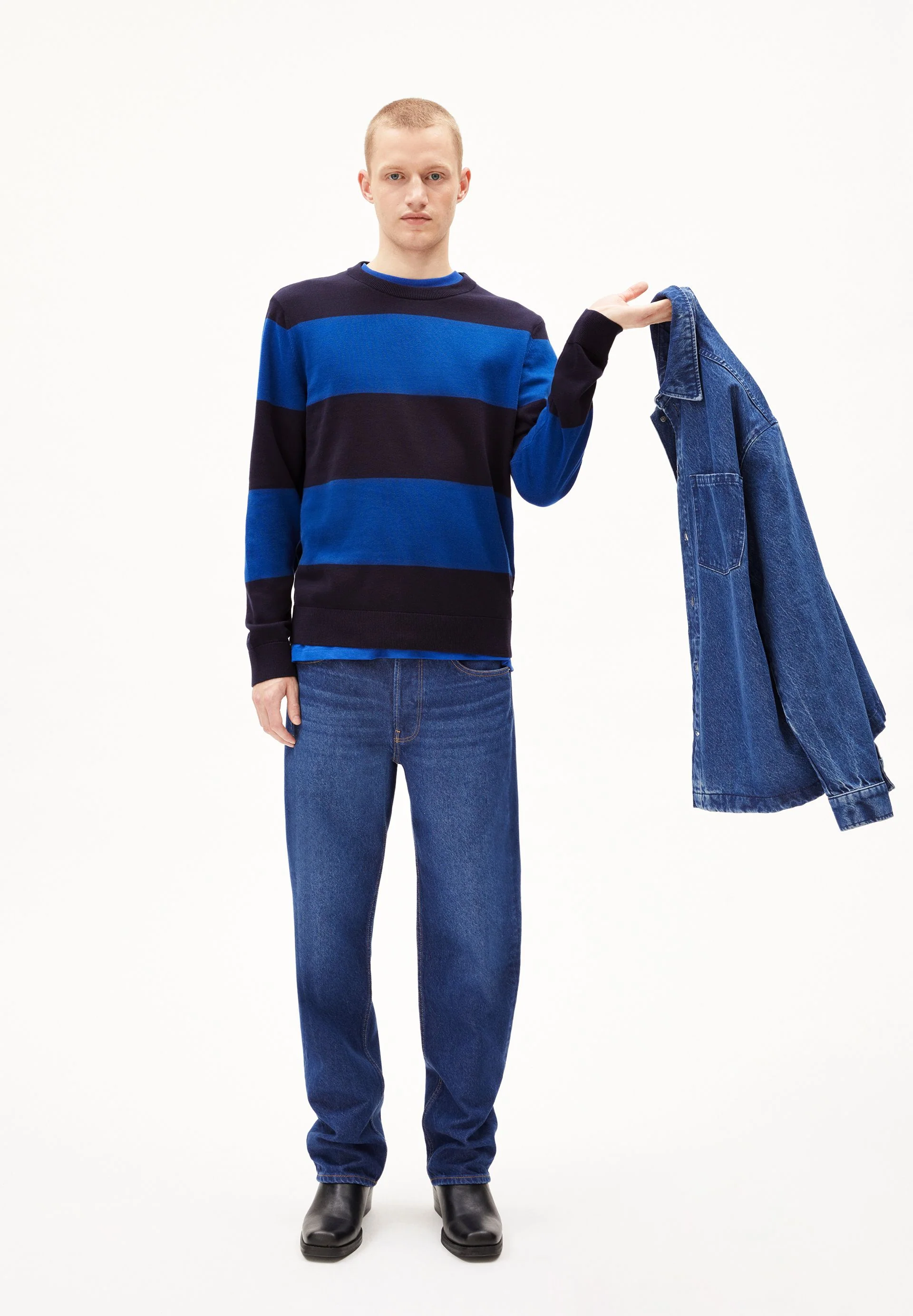 LOUKAA STRIPES | night sky-lapis blue - Image 5