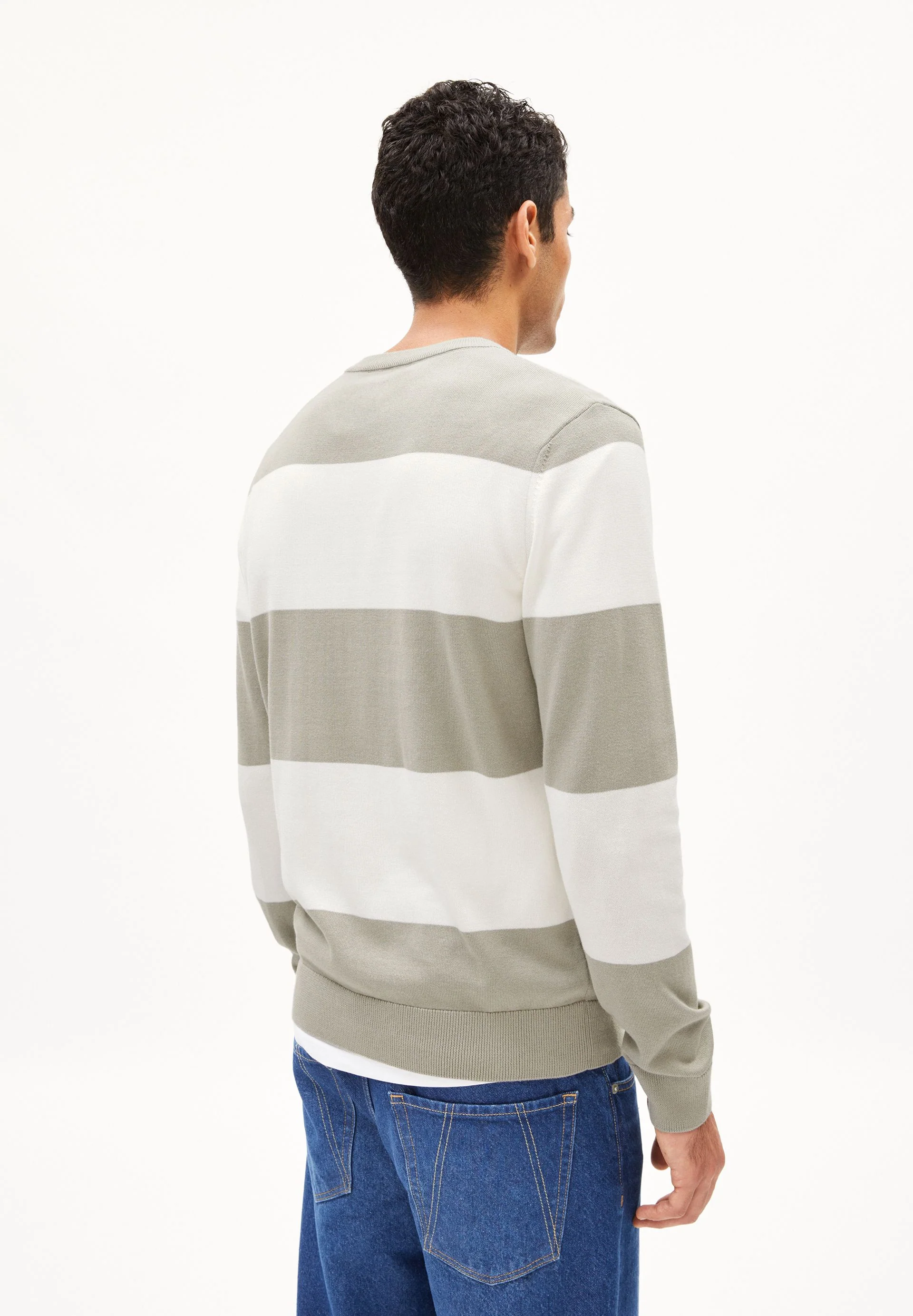 LOUKAA STRIPES | seagreen-light oatmilk - Image 2