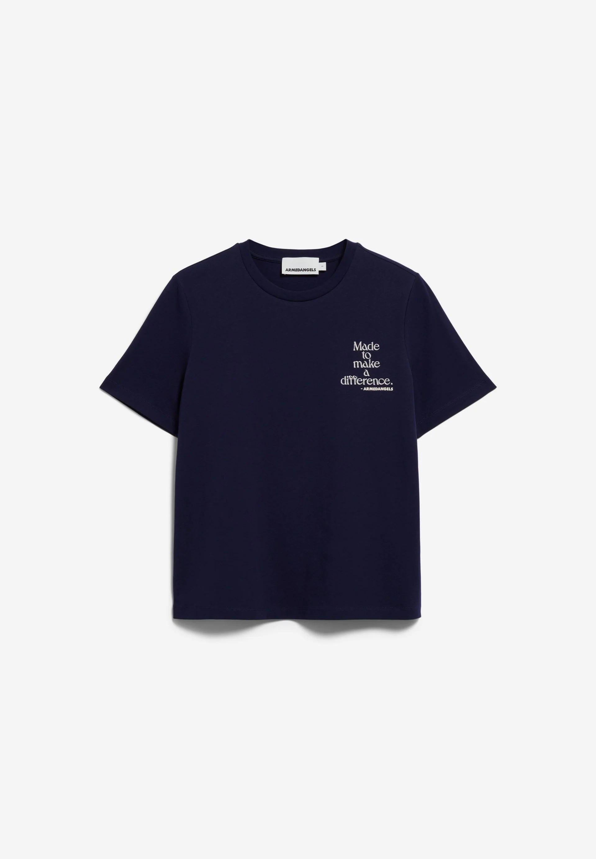 LUALAA DIFFERENCE T-SHIRT | tinted navy - Image 6
