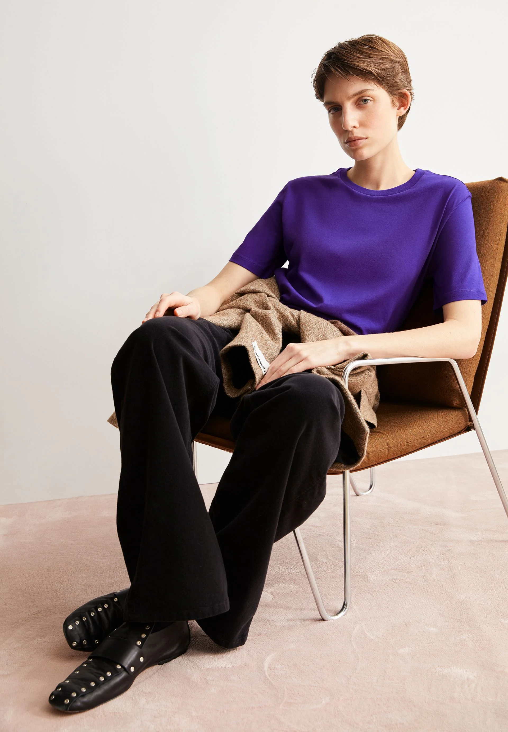 LUALAA T-SHIRT | indigo lilac - Image 4