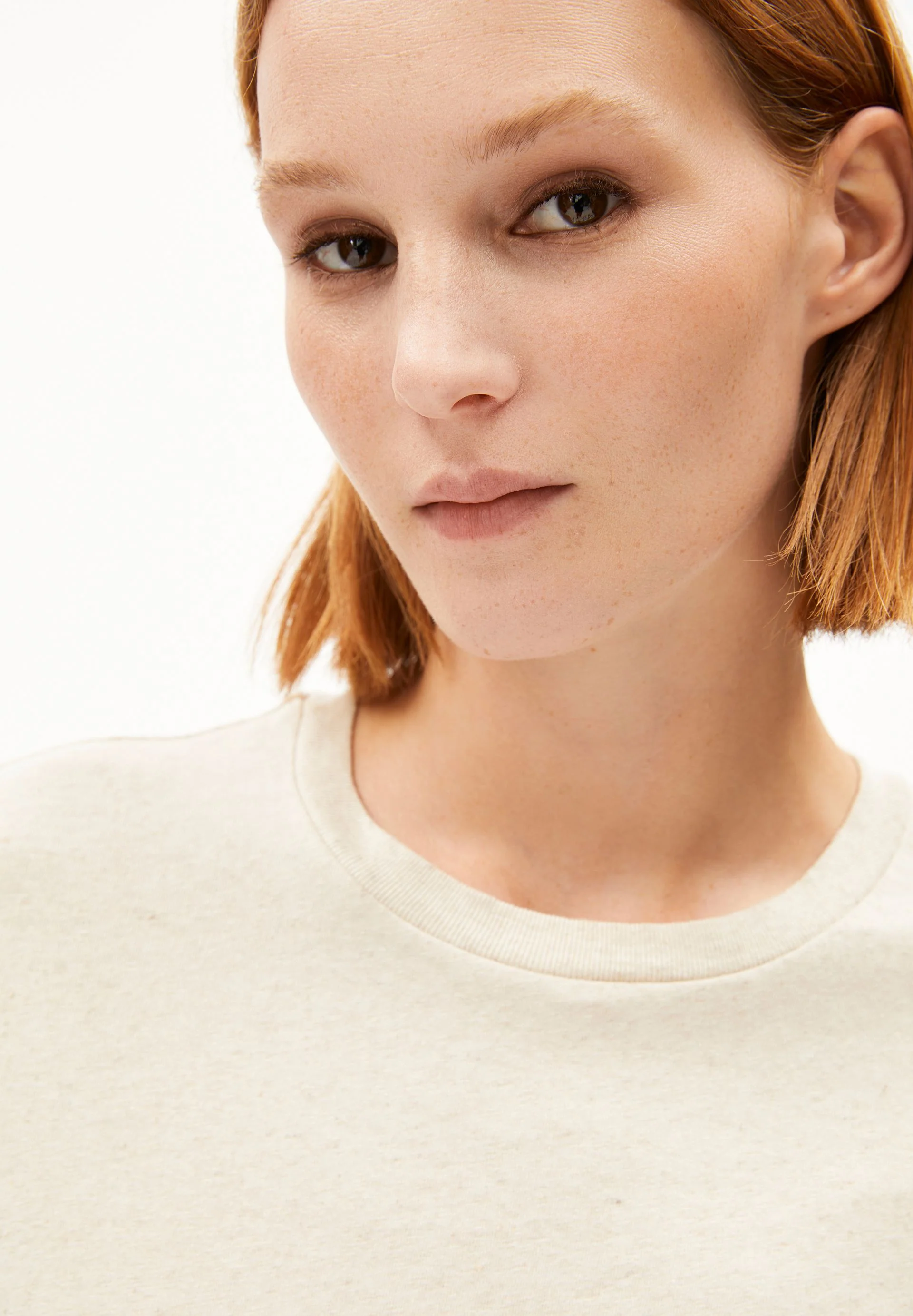 LUALAA LEINEN-MIX T-SHIRT | undyed - Image 3