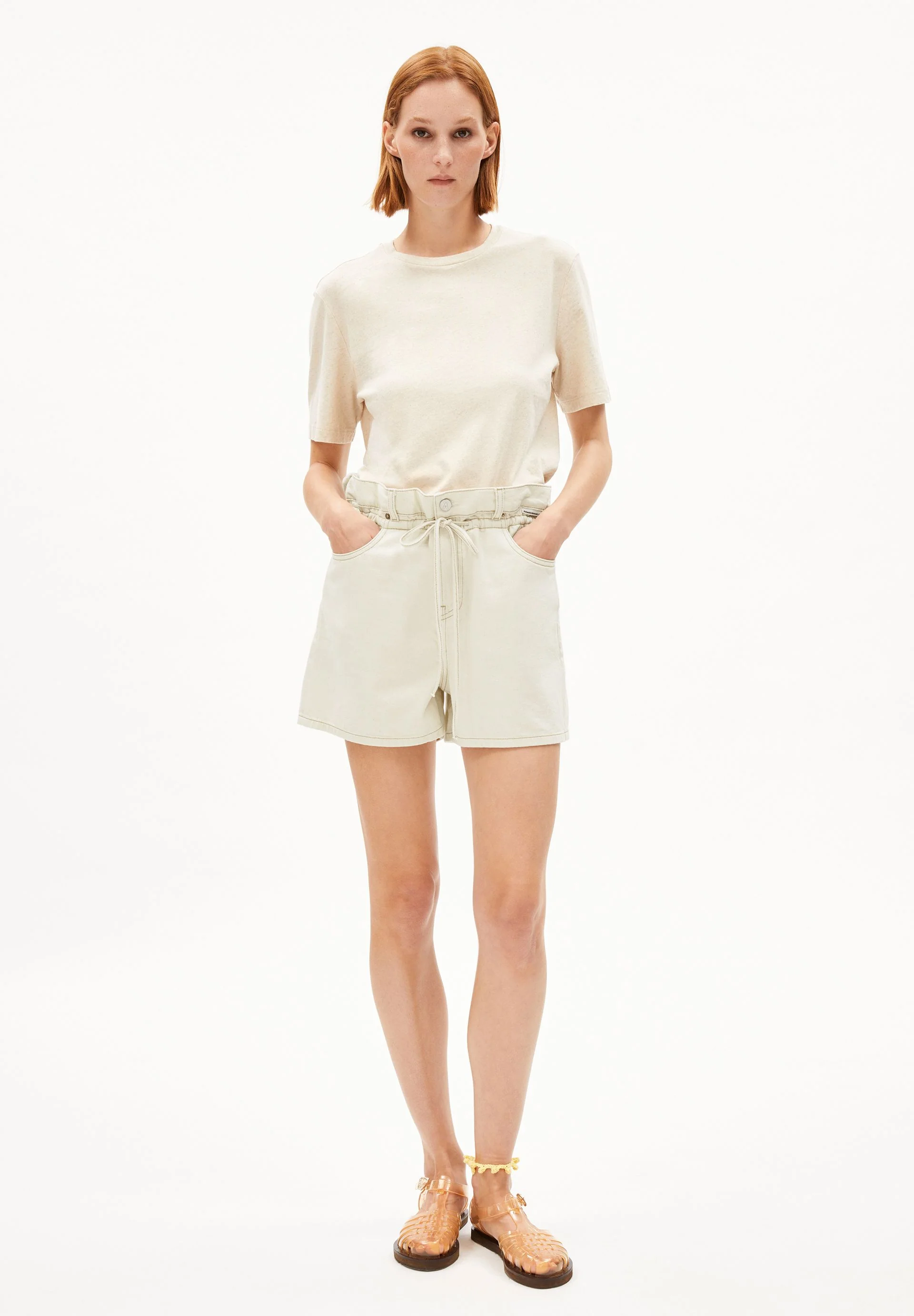 LUALAA LEINEN-MIX T-SHIRT | undyed - Image 5