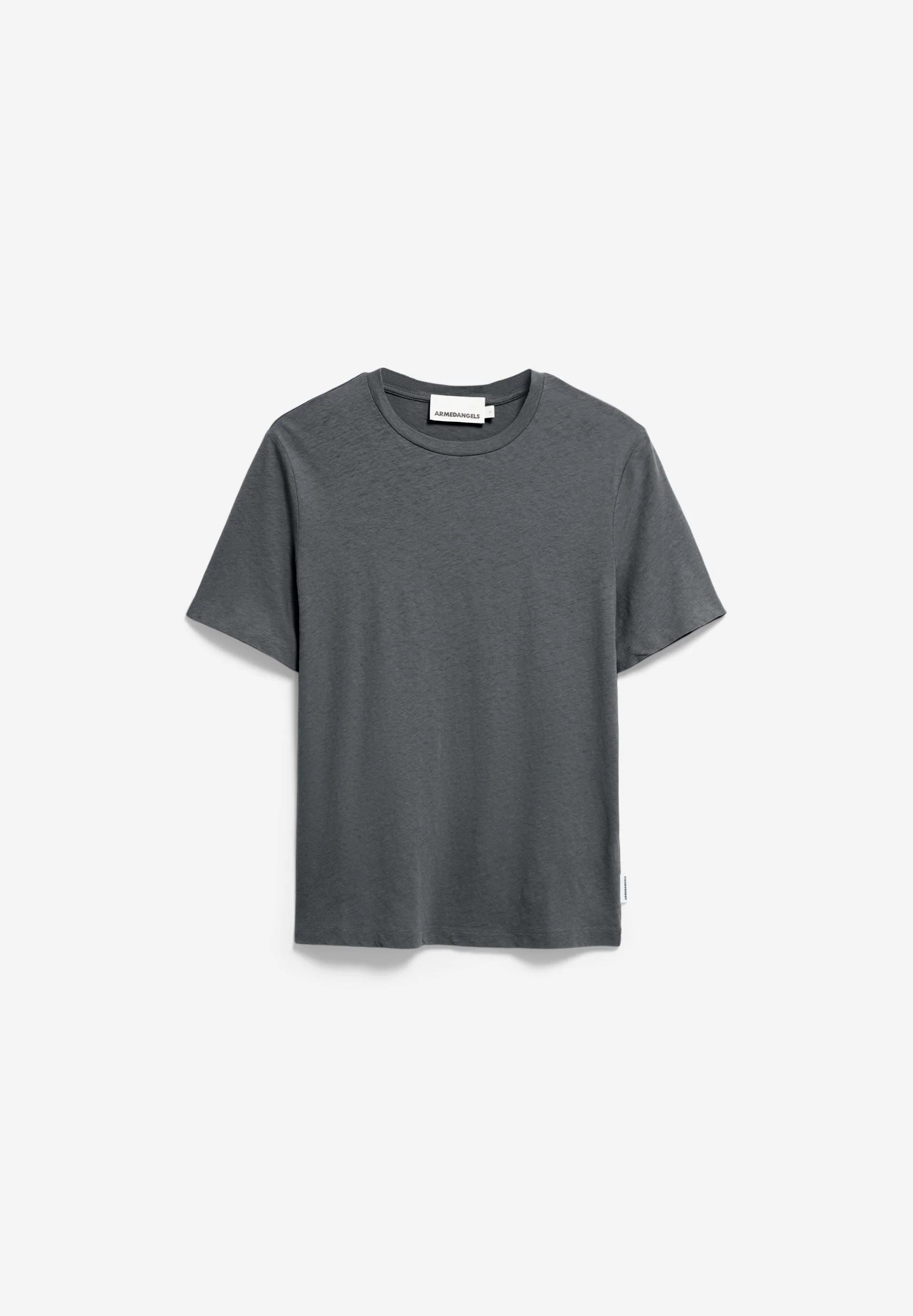 LUALAA LEINEN-MIX T-SHIRT | space steel - Image 6