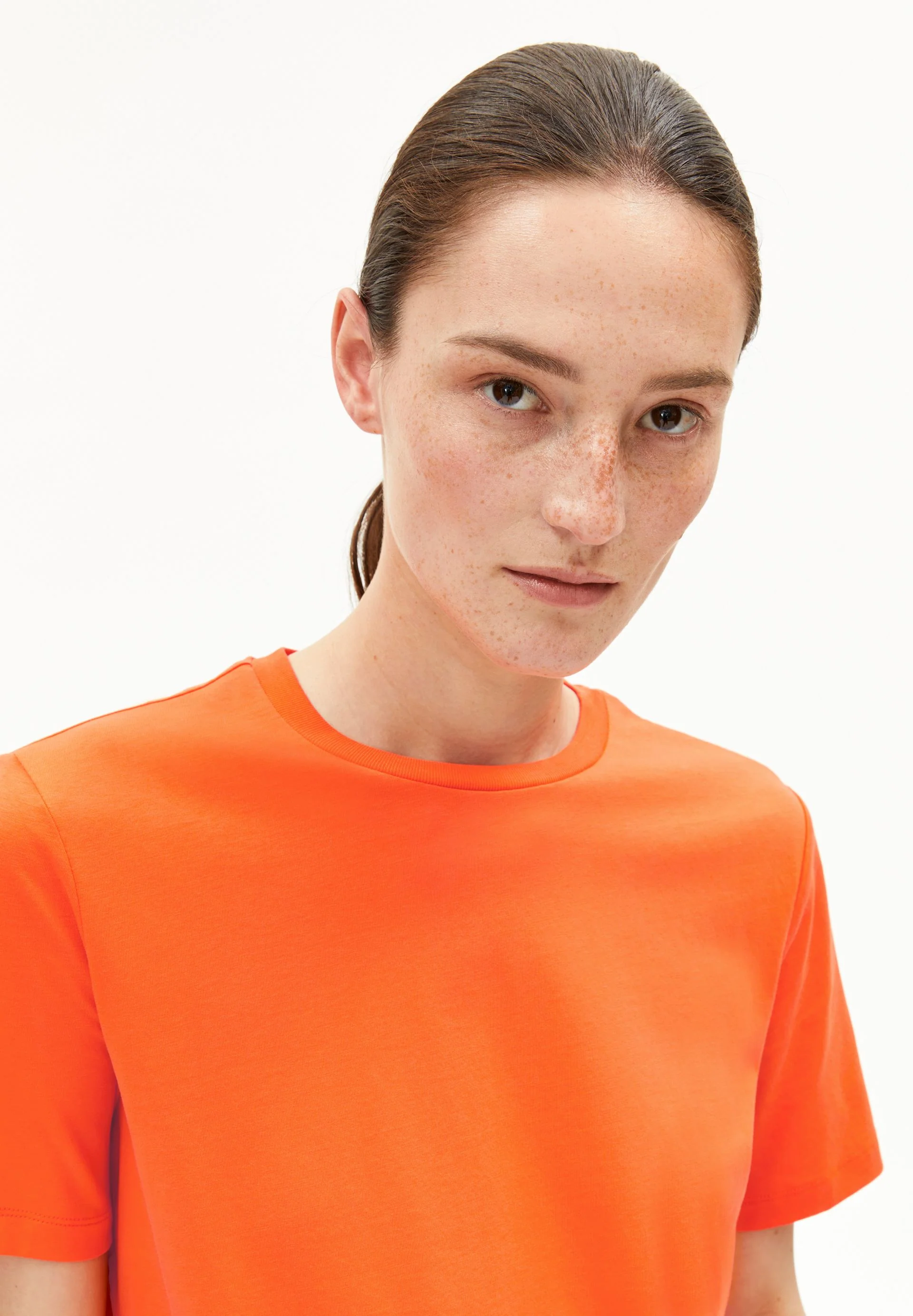 LUALAA T-SHIRT | sunset orange - Image 3