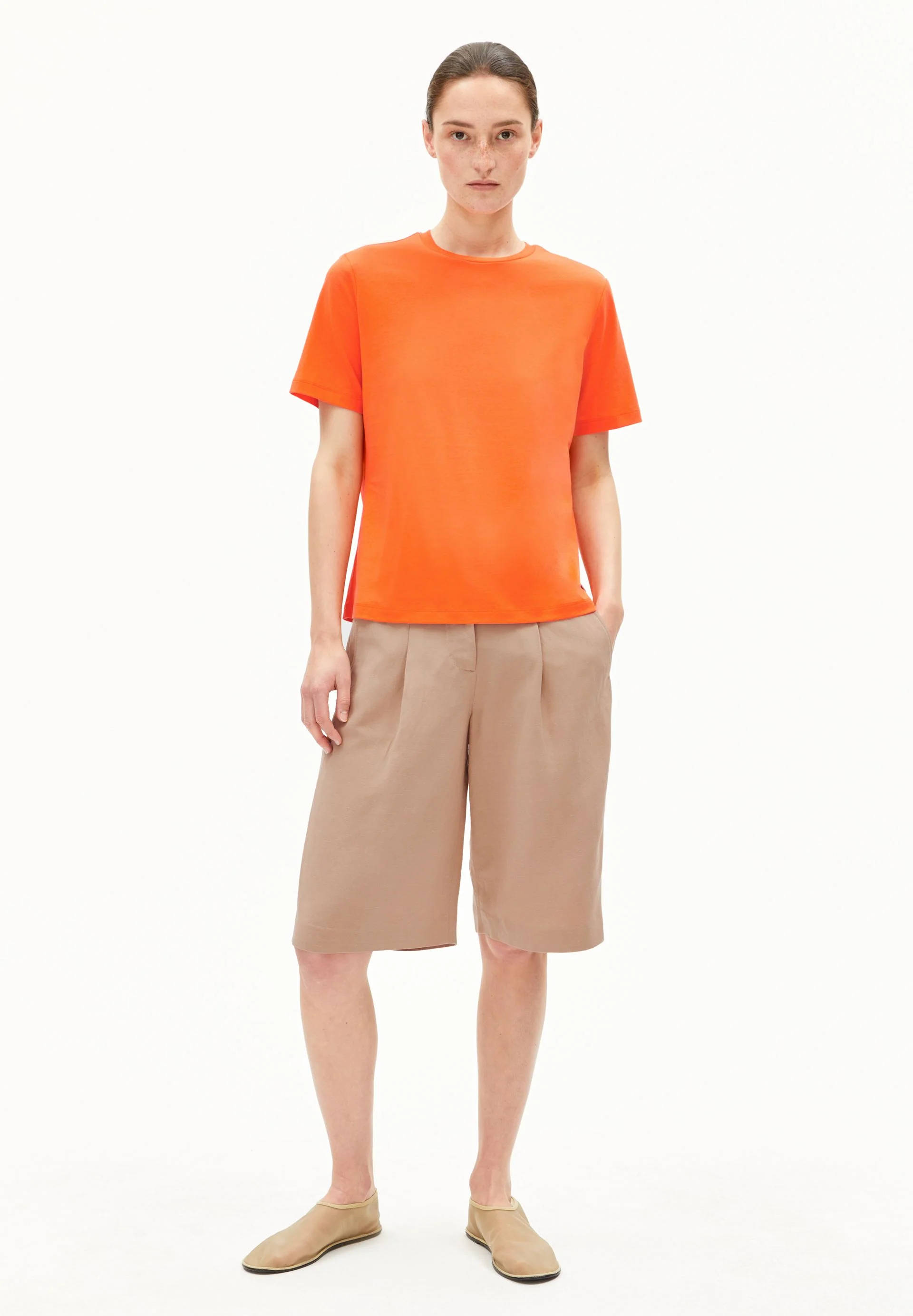 LUALAA T-SHIRT | sunset orange - Image 5