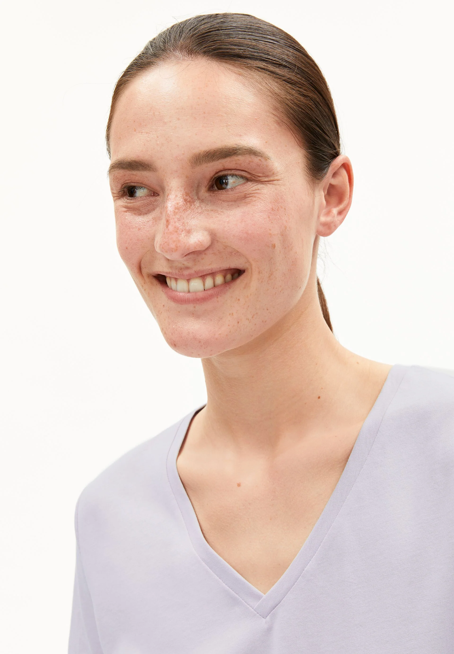 LUALAA V-NECK | soft lilac - Image 3