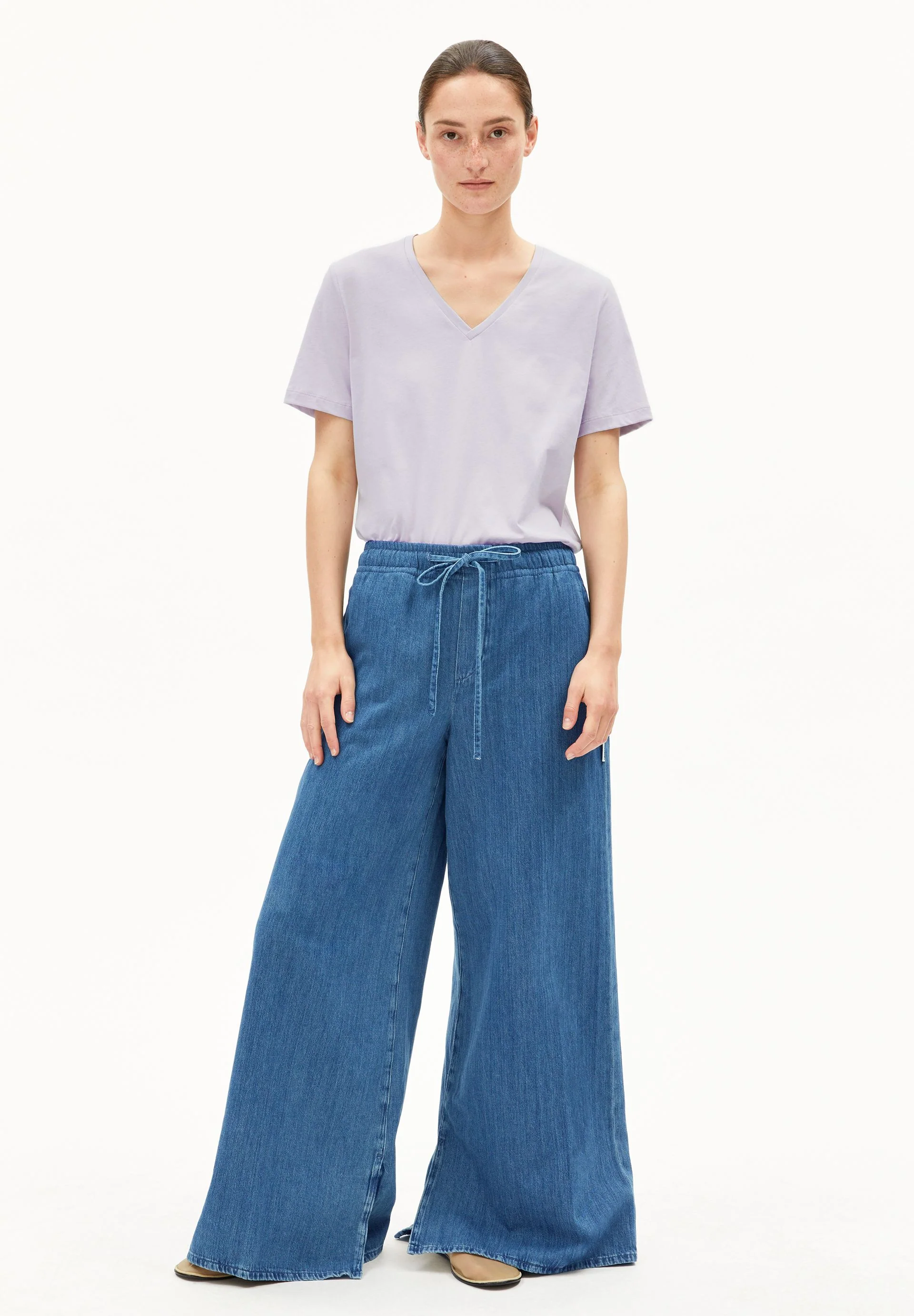 LUALAA V-NECK | soft lilac - Image 5