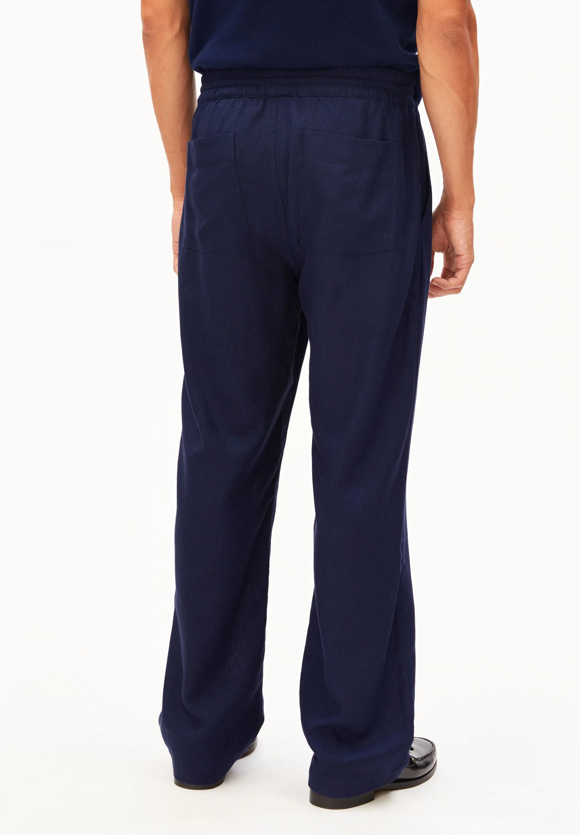 LUKAA LINO HOSE | tinted navy - Image 2
