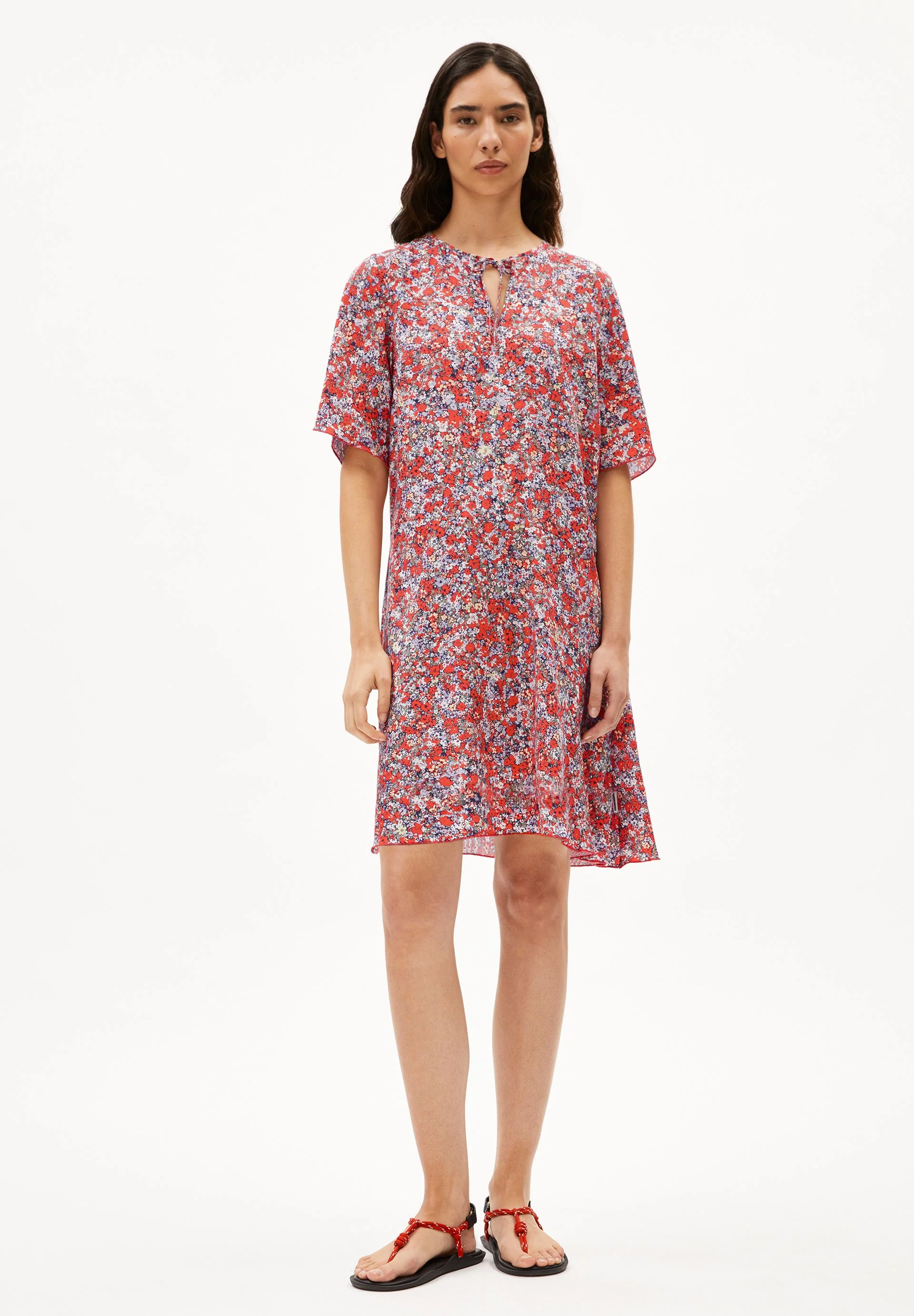 MAAERHA MOSAIC LINO | coral blush - Image 5