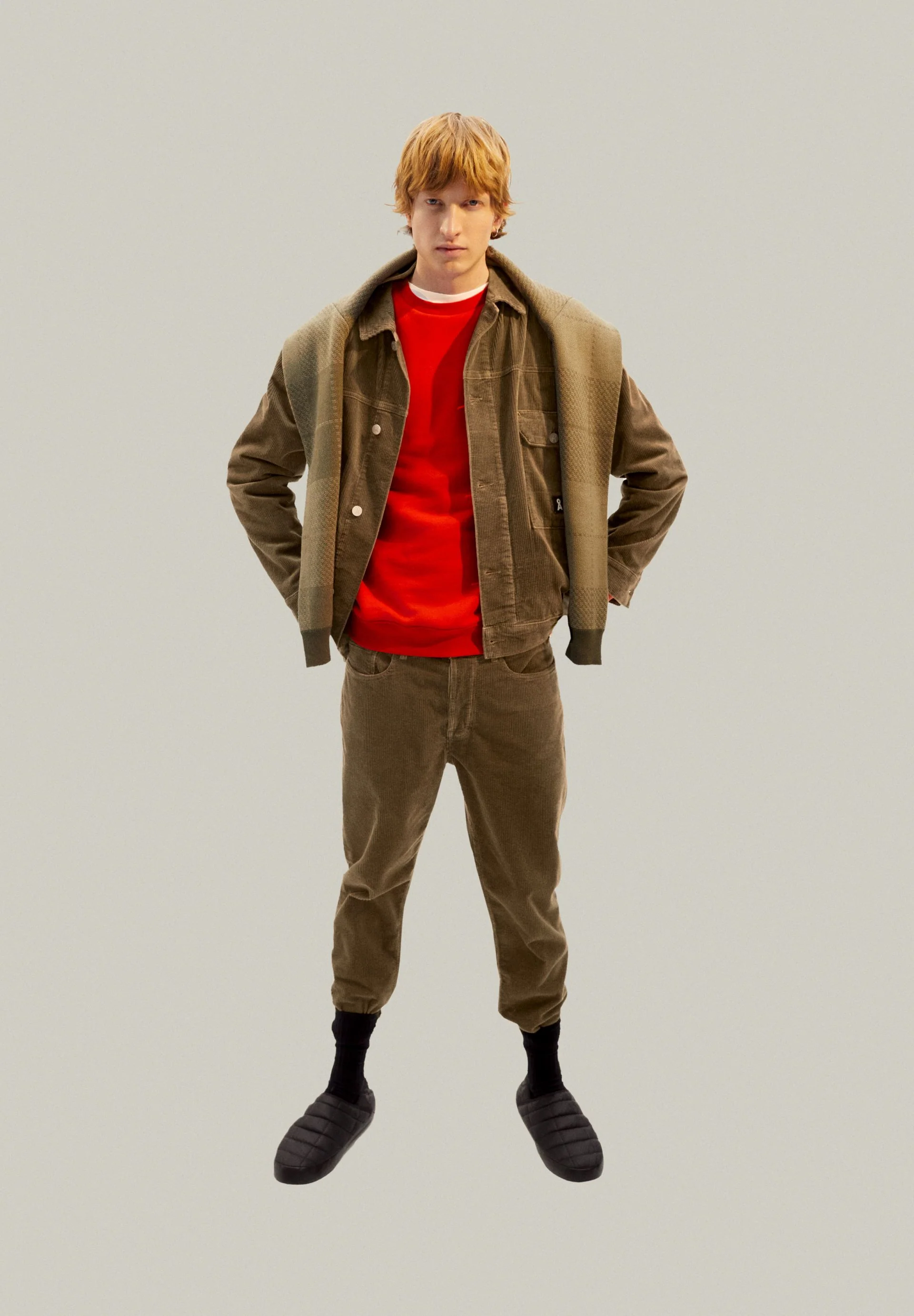 MAAKX CORDUROY | dark sand stone - Image 4