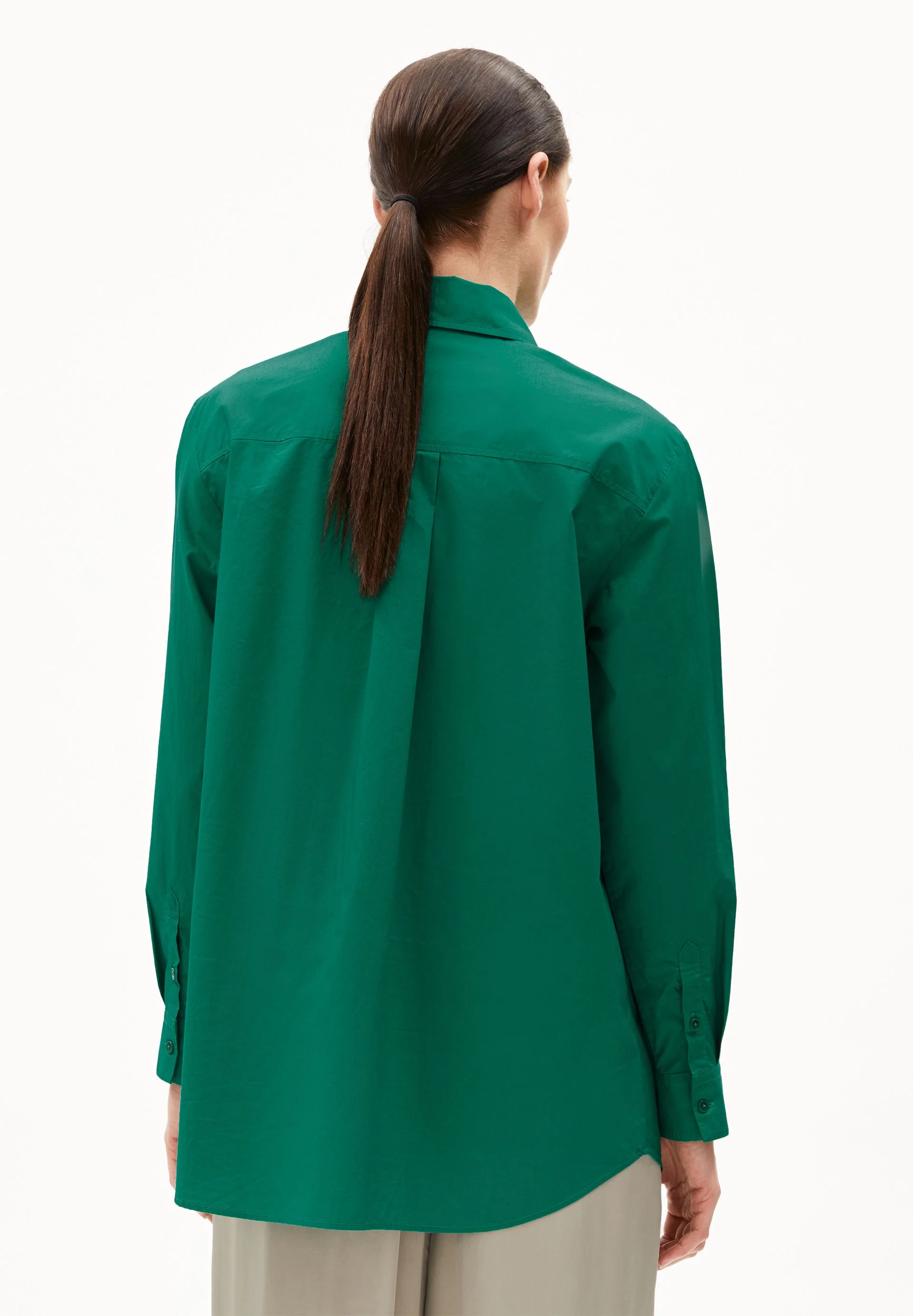 MAALGAA BLUSE | emerald green - Image 2