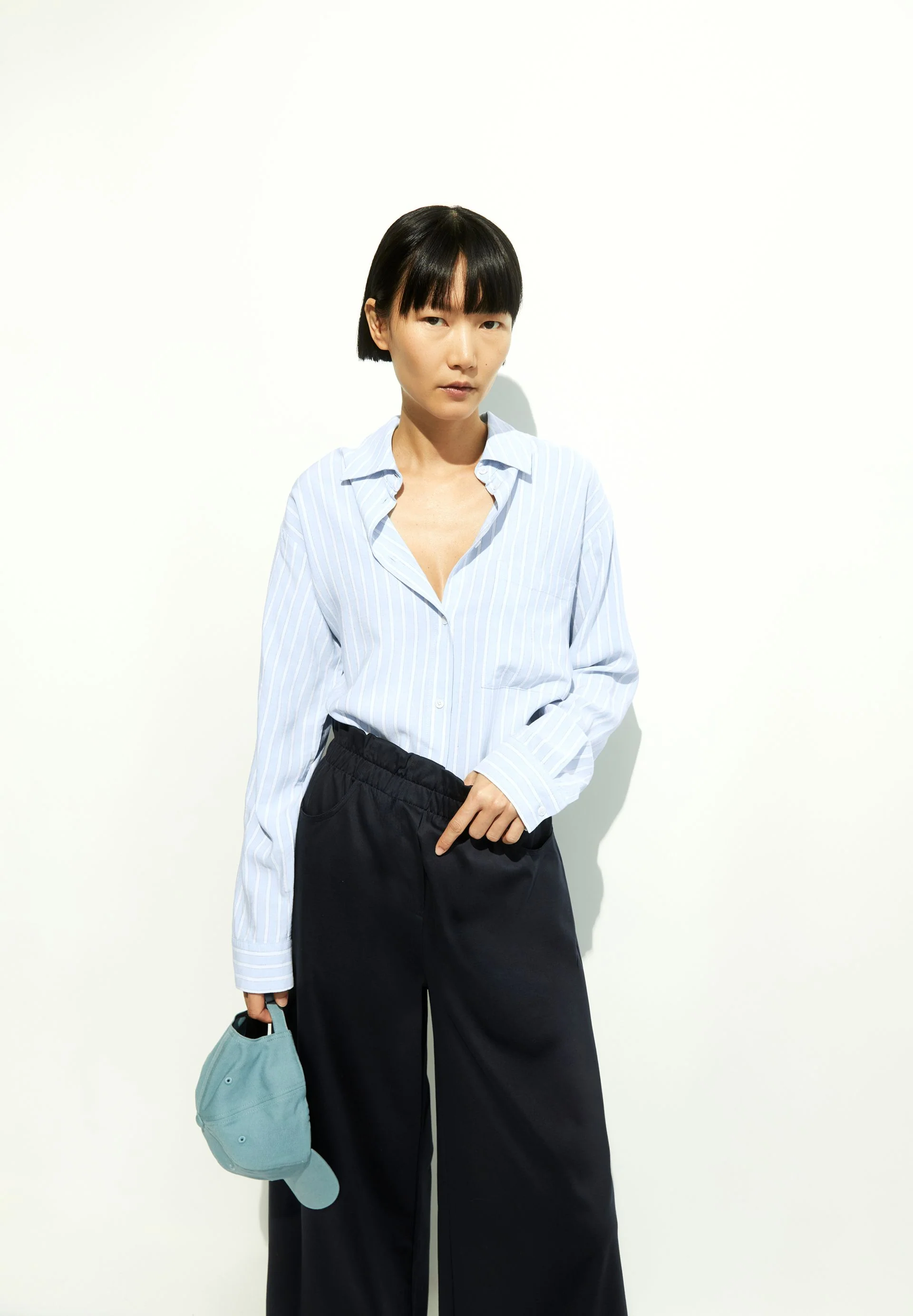 MAALGAA LINO STRIPED | silky blue-morning sky - Image 4