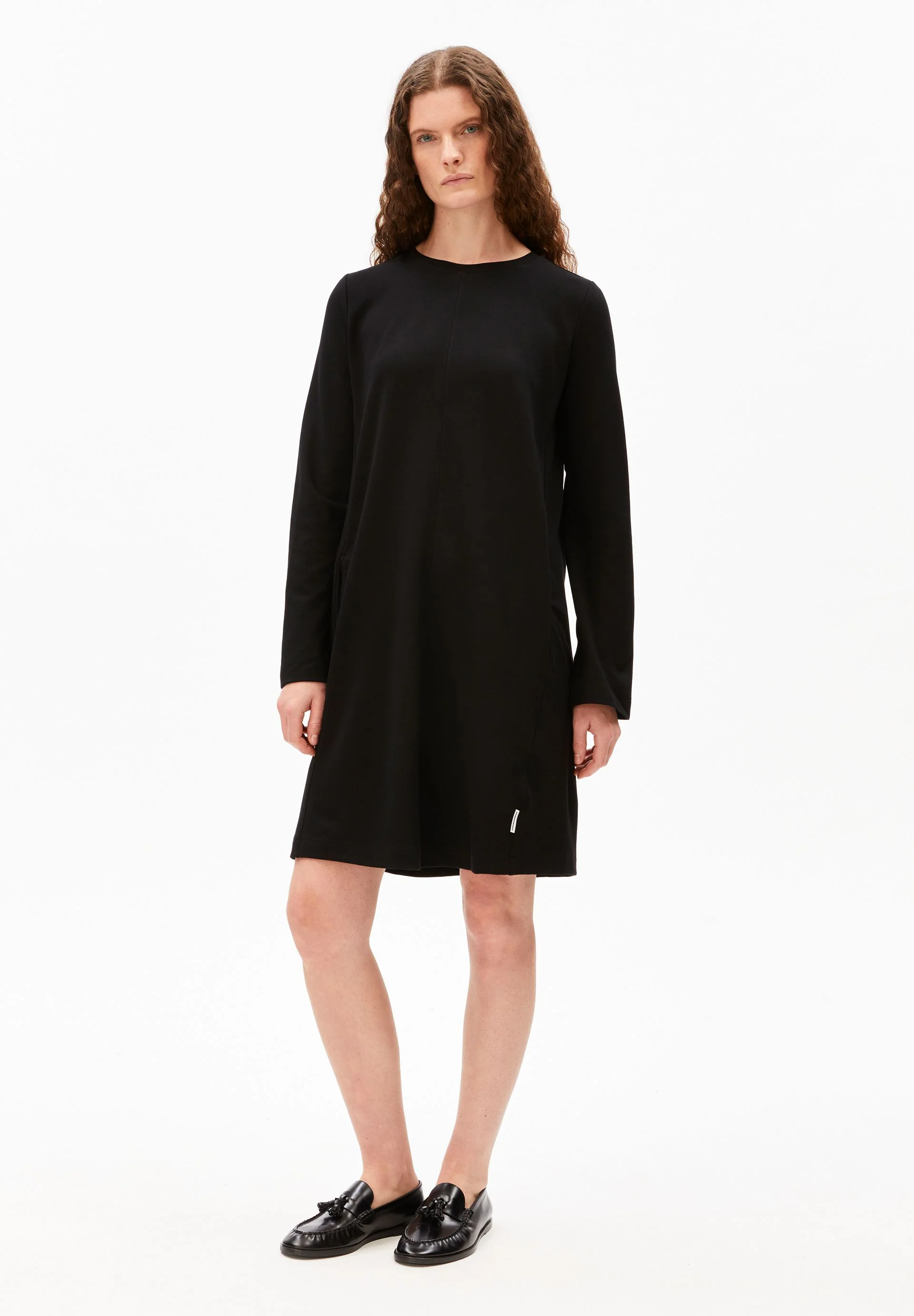 MAARILIANA LANGÄRMLIGES JERSEYKLEID | black - Image 5