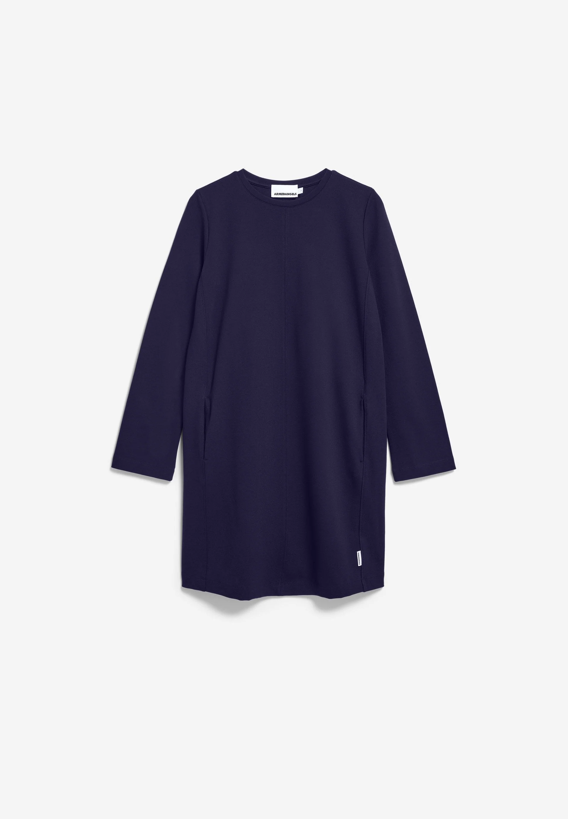 MAARILIANA LANGÄRMLIGES JERSEYKLEID | tinted navy - Image 6