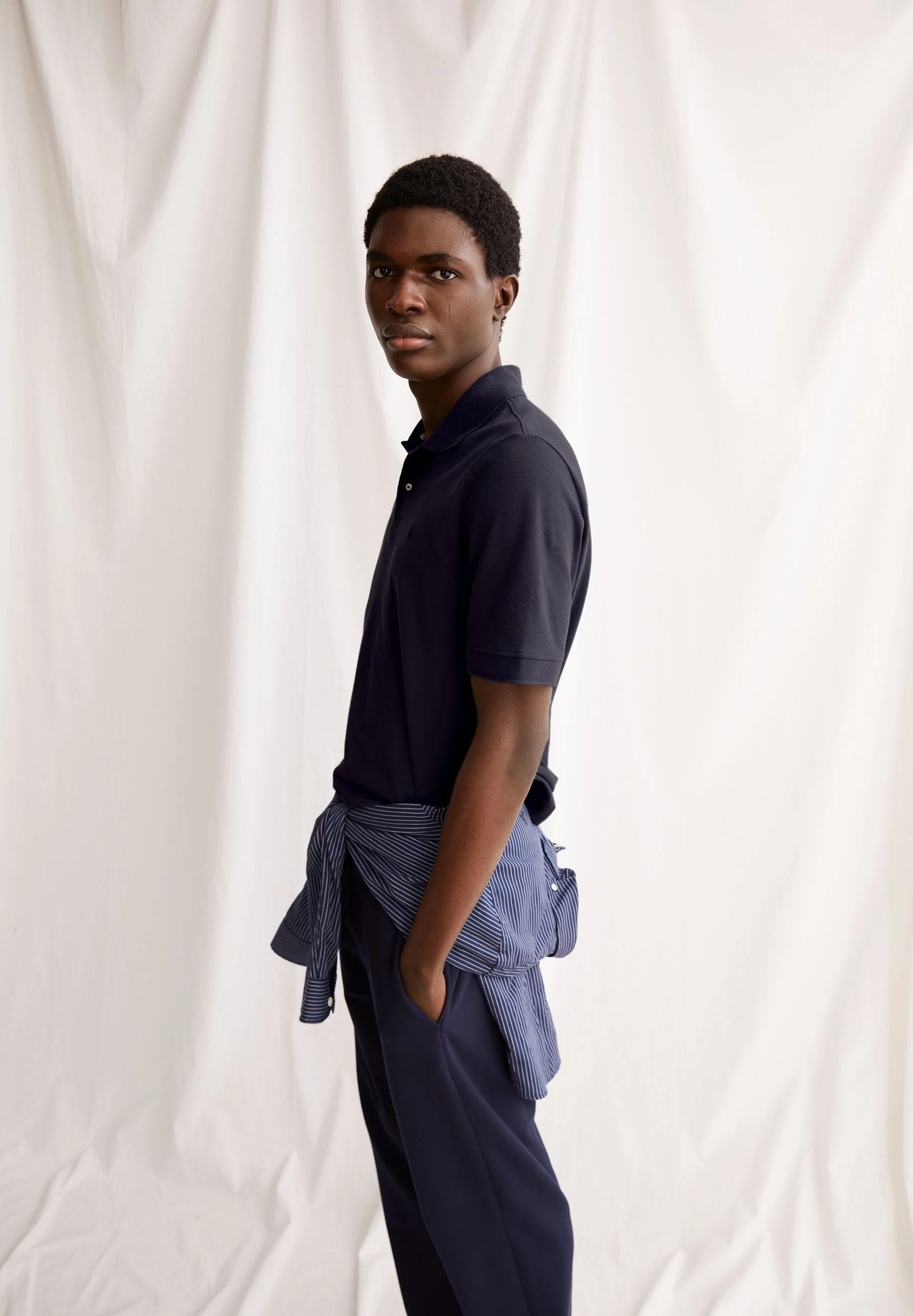 MAARIO POLOSHIRT | night sky - Image 4