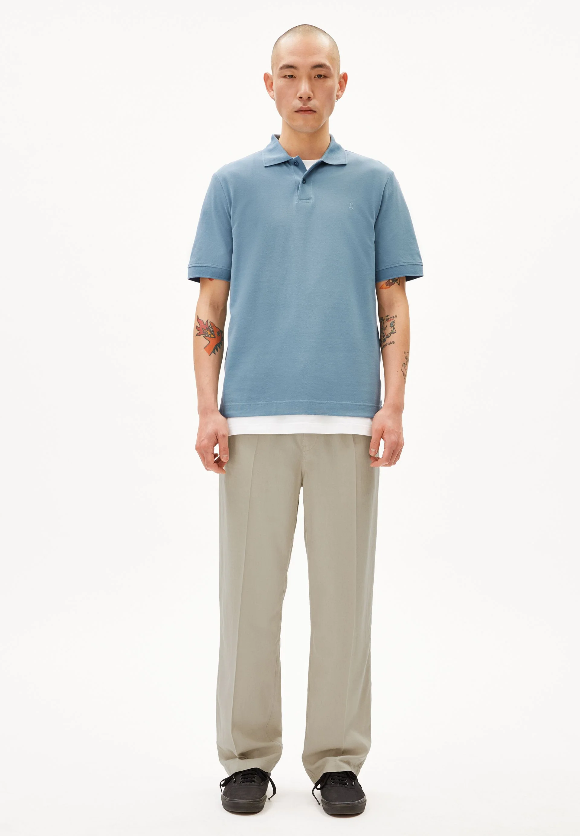 MAARIO POLOSHIRT | pigment blue - Image 5