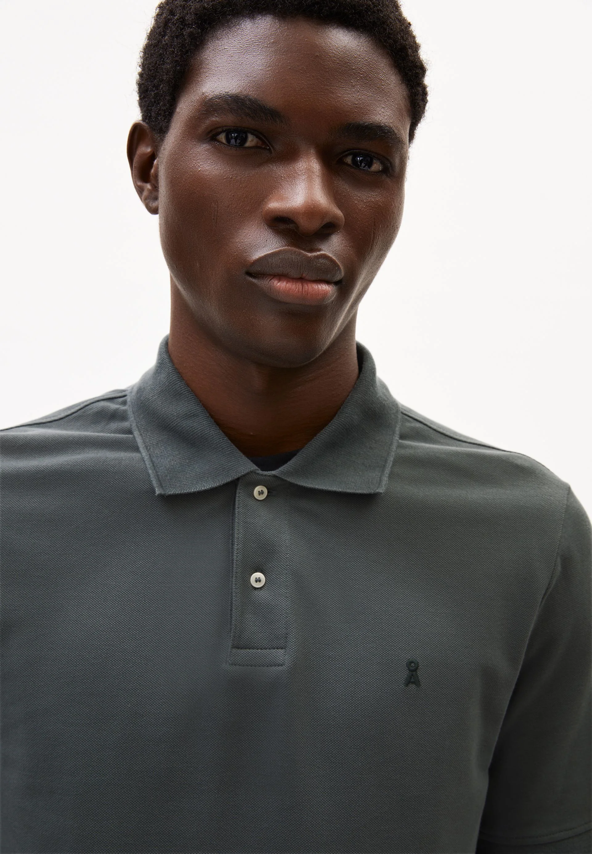 MAARIO POLOSHIRT | space steel - Image 3