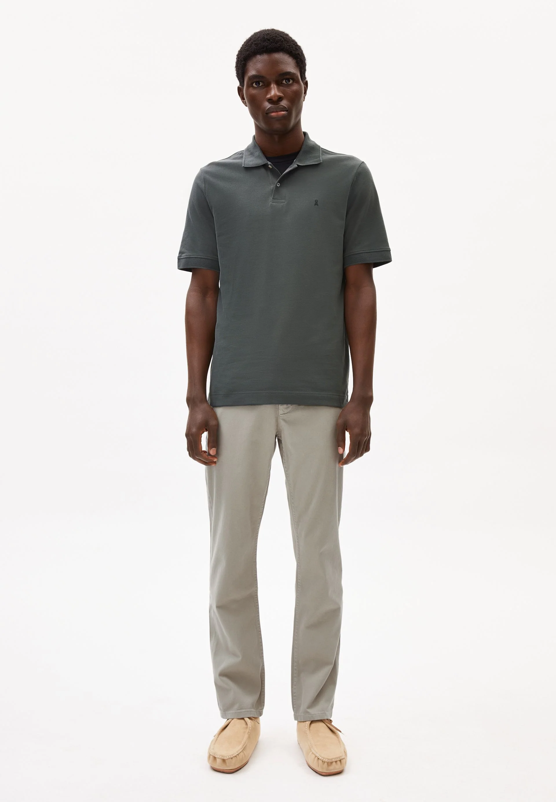 MAARIO POLOSHIRT | space steel - Image 5