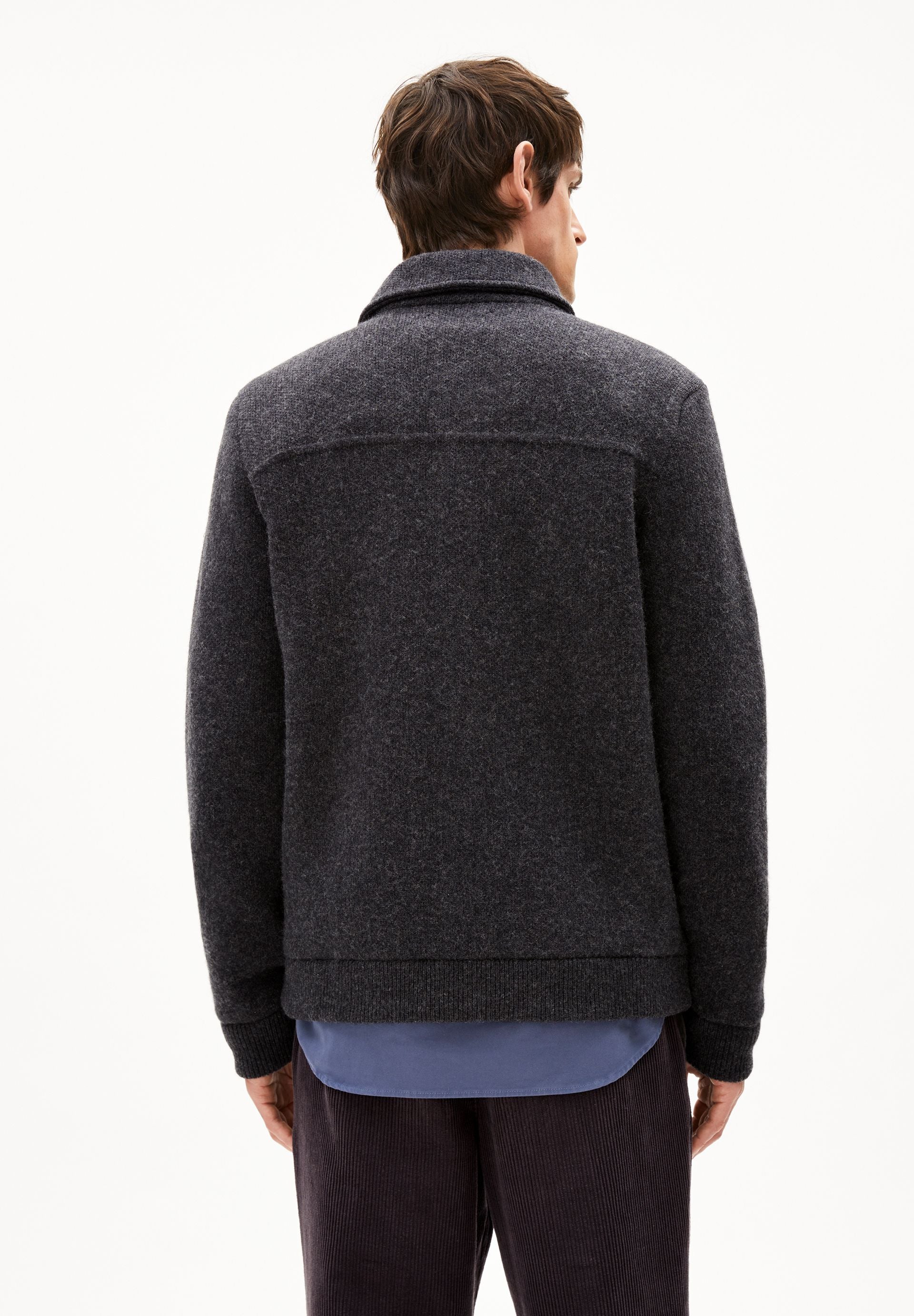 MAARK STRICK-OVERSHIRT | steel melange - Image 2