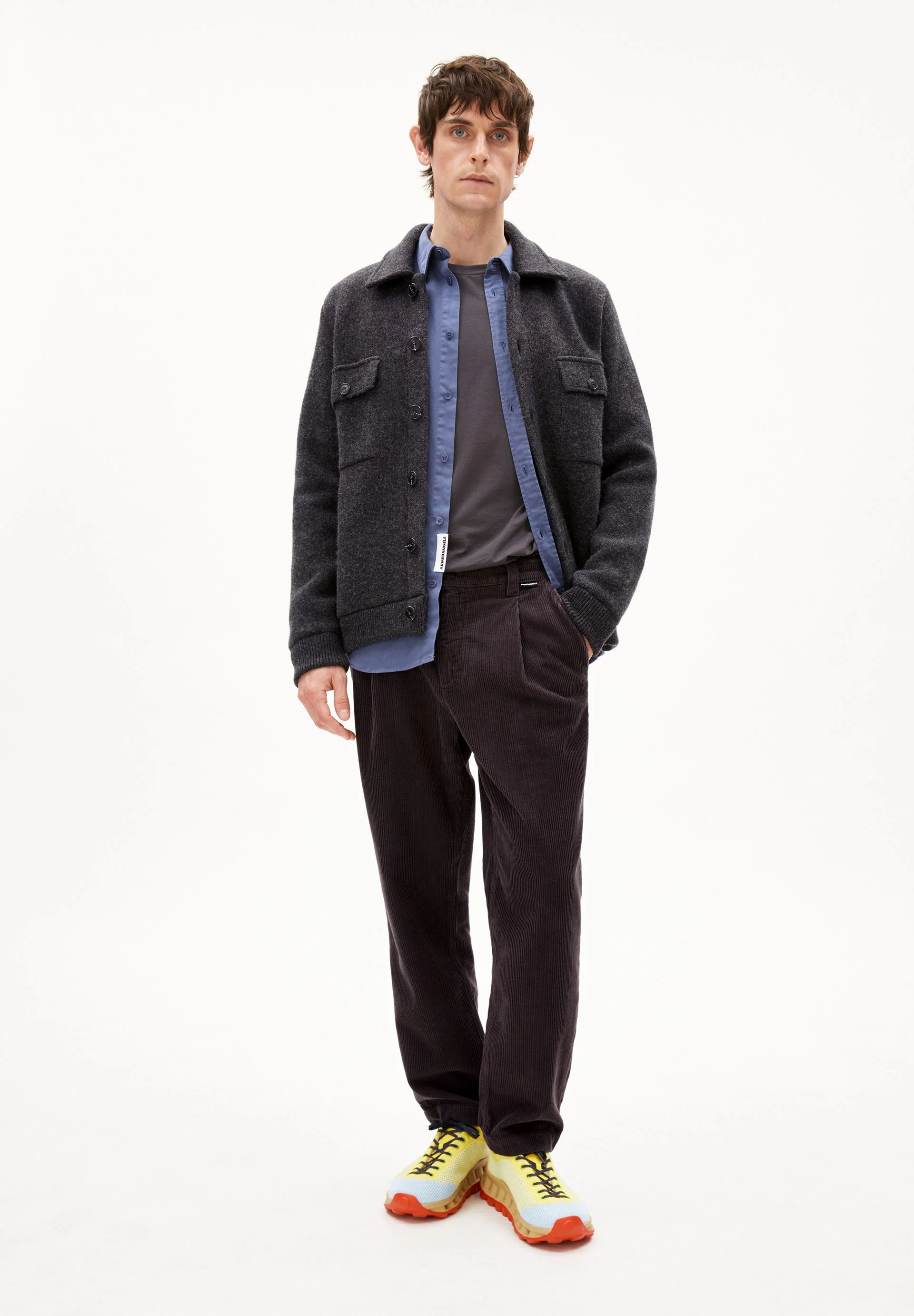 MAARK STRICK-OVERSHIRT | steel melange - Image 5