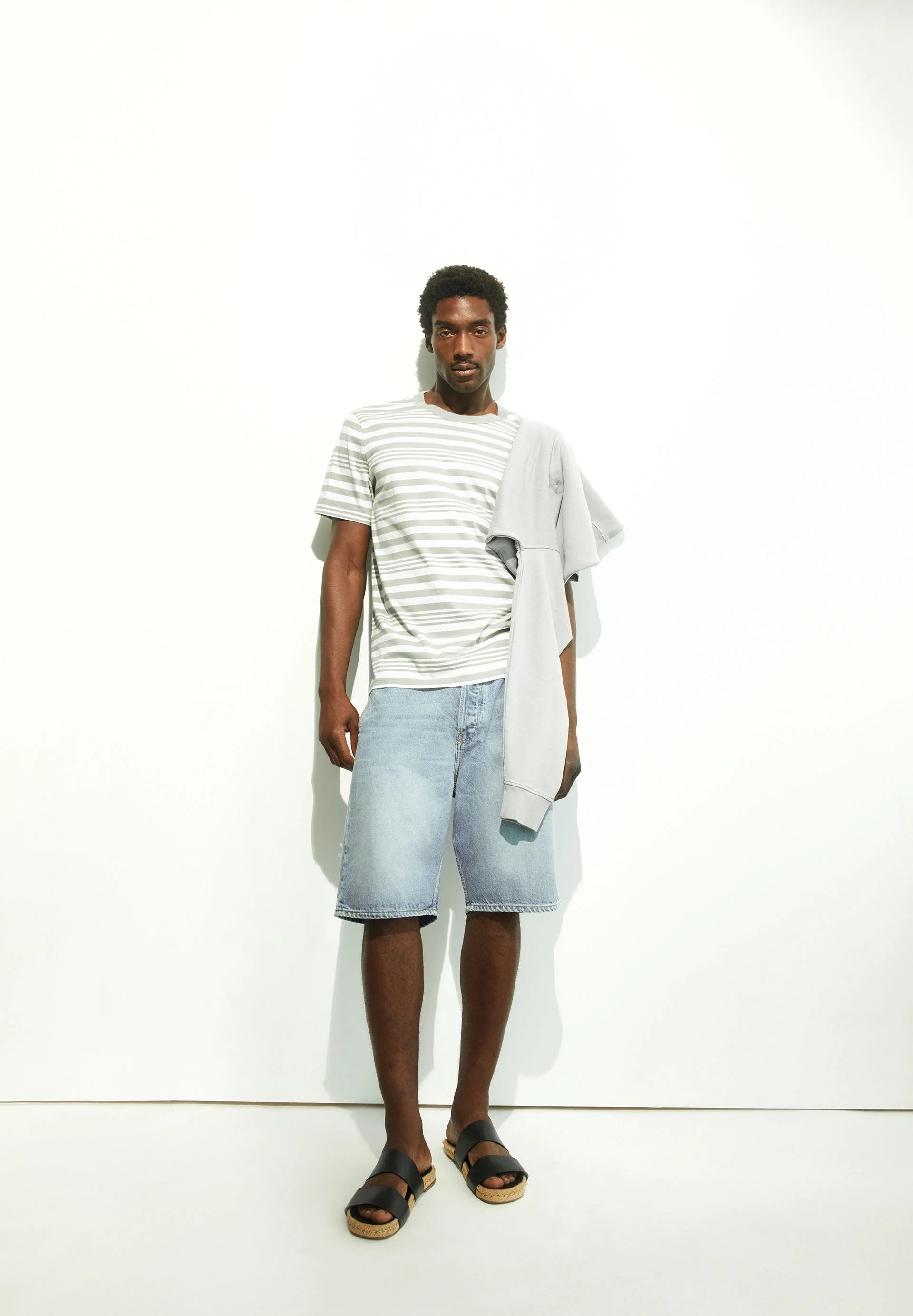 MAARKOS BOLD STRIPES | oatmilk-seagreen - Image 4