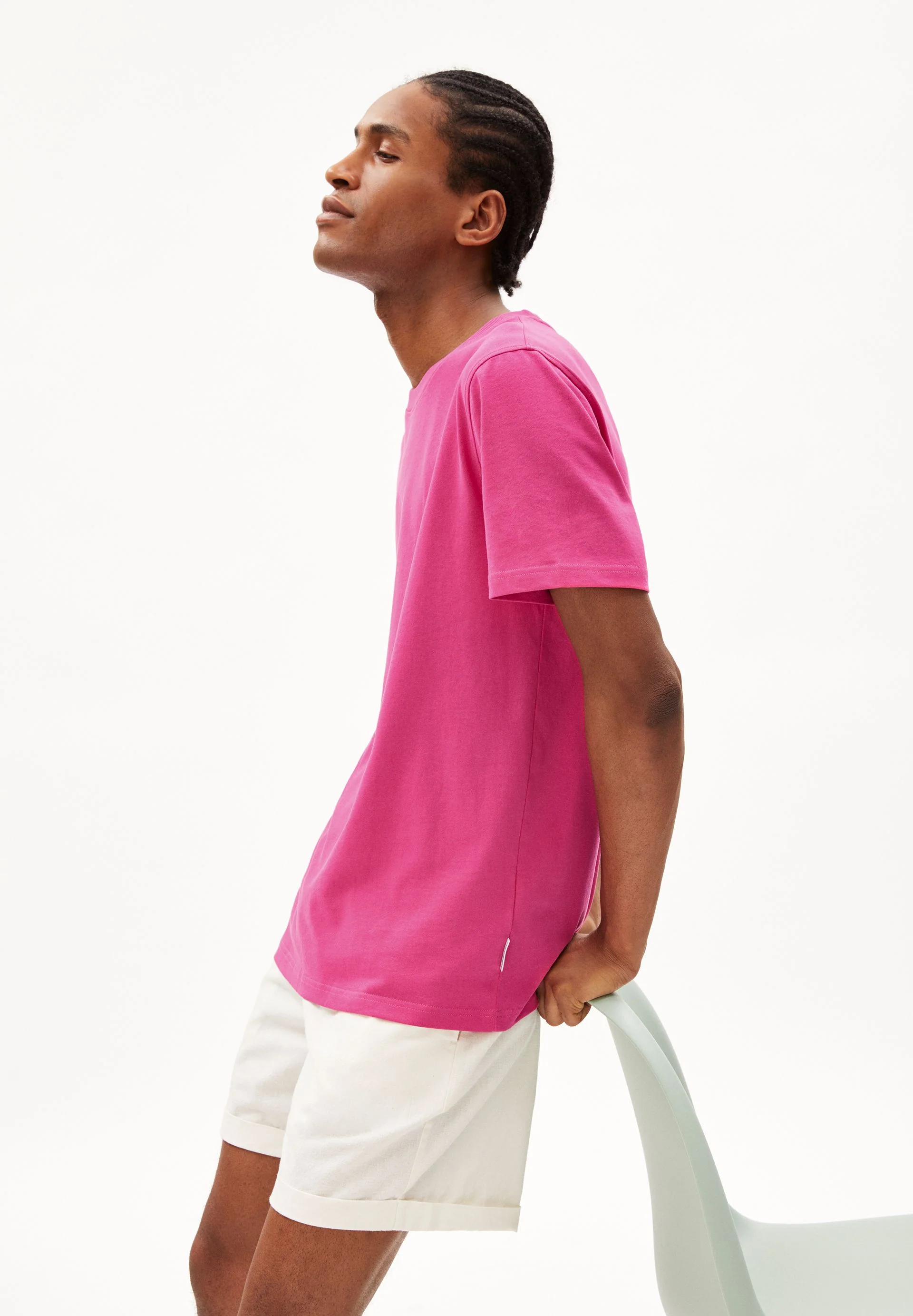 MAARKOS T-SHIRT | bright raspberry - Image 4