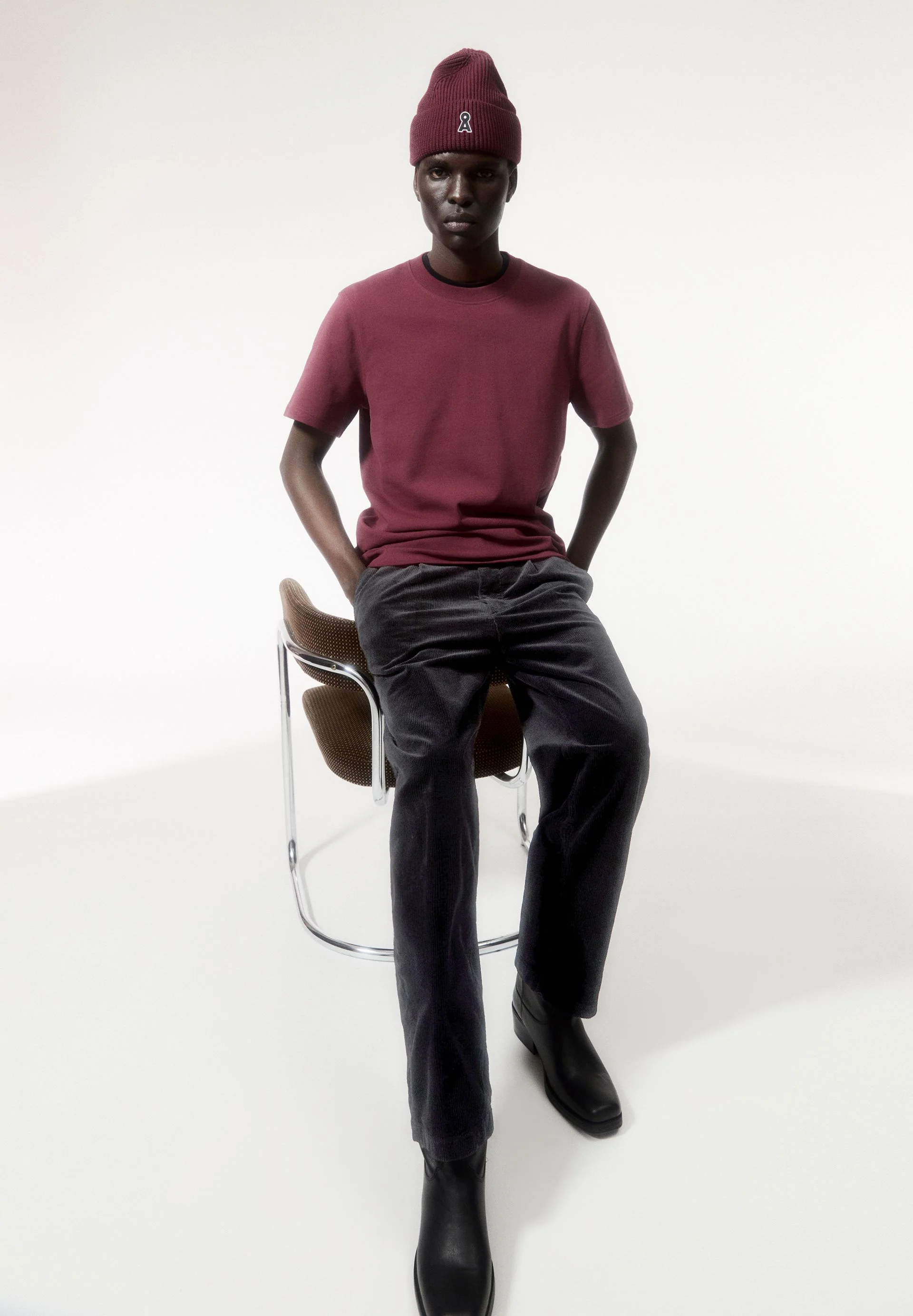 MAARKOS T-SHIRT | cranberry juice - Image 4