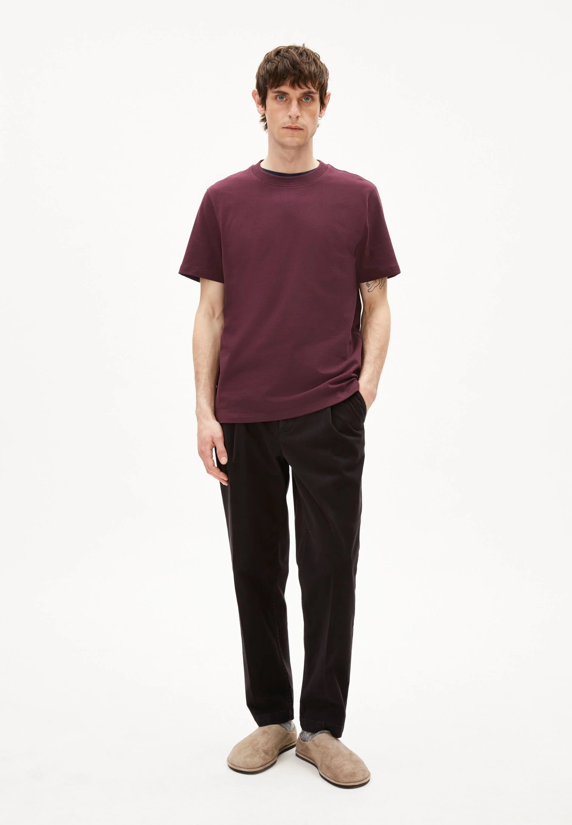 MAARKOS T-SHIRT | dark cranberry - Image 5