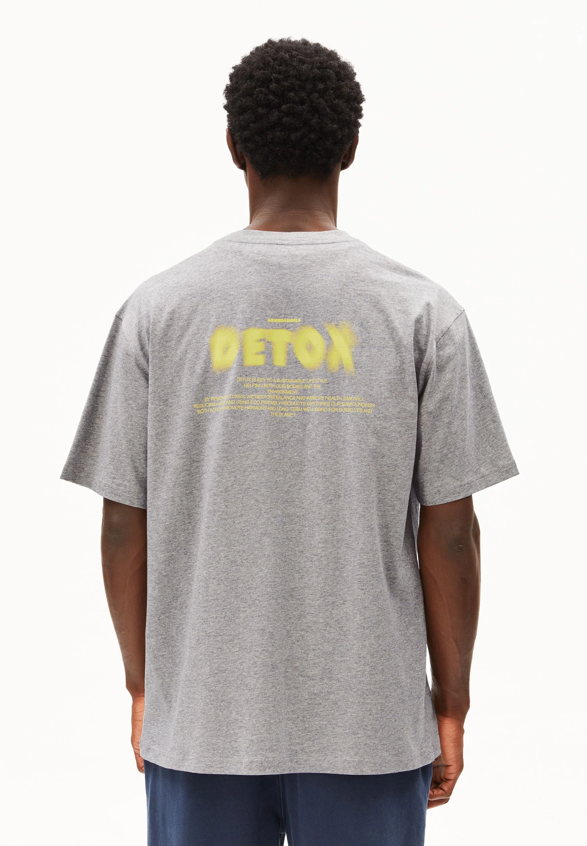 MAARKOS  DETOX T-SHIRT | silver melange - Image 2