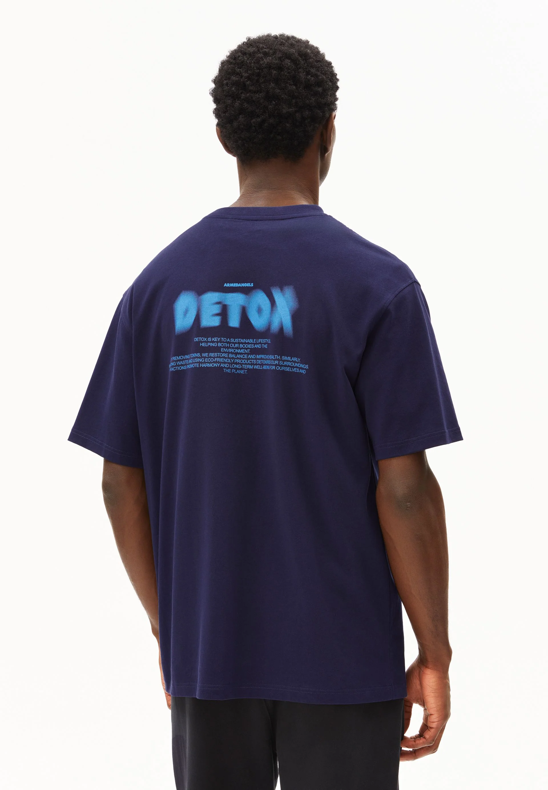 MAARKOS  DETOX T-SHIRT | tinted navy - Image 2