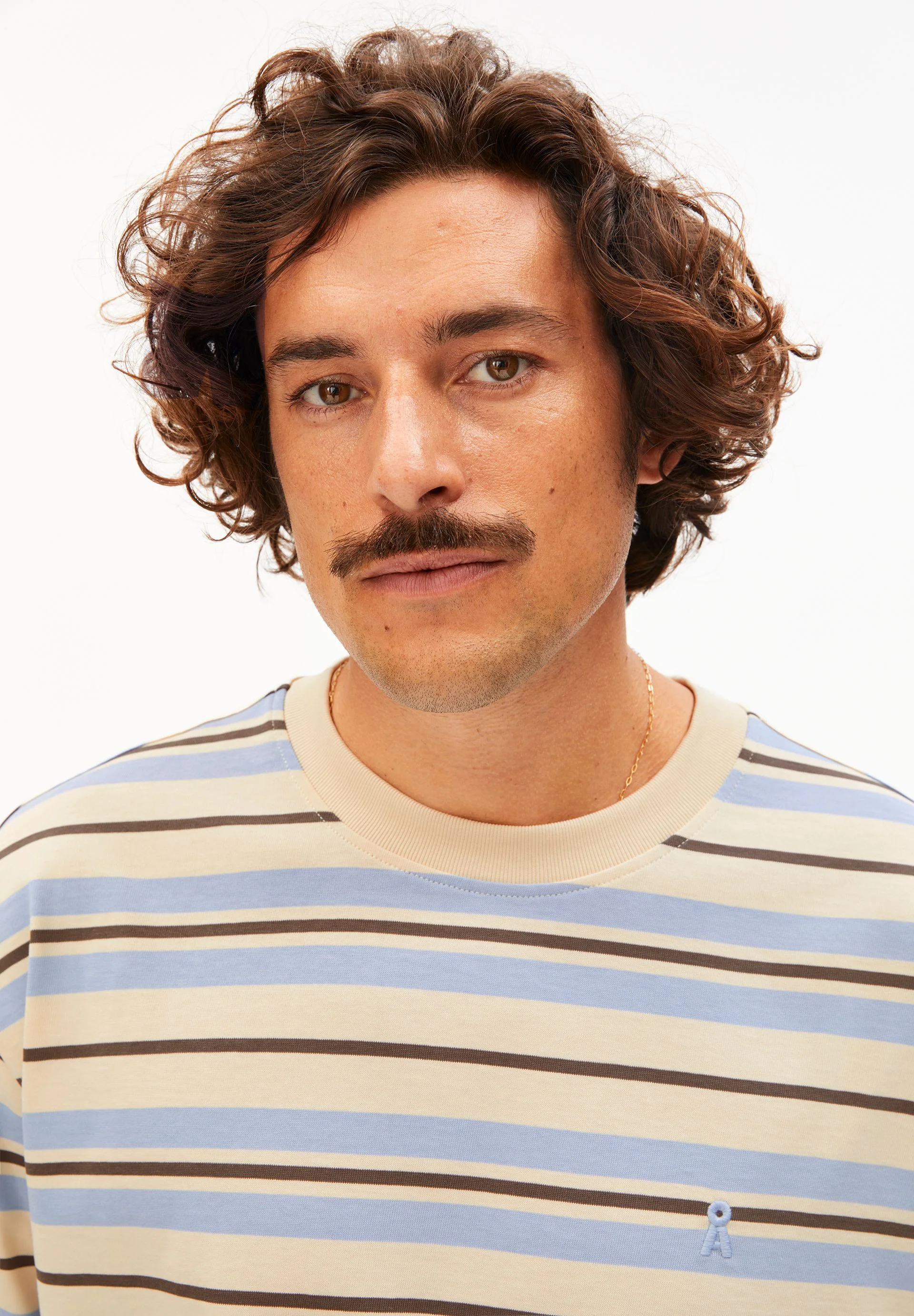 MAARKOS GESTREIFTES T-SHIRT | wedgwood-granit - Image 3