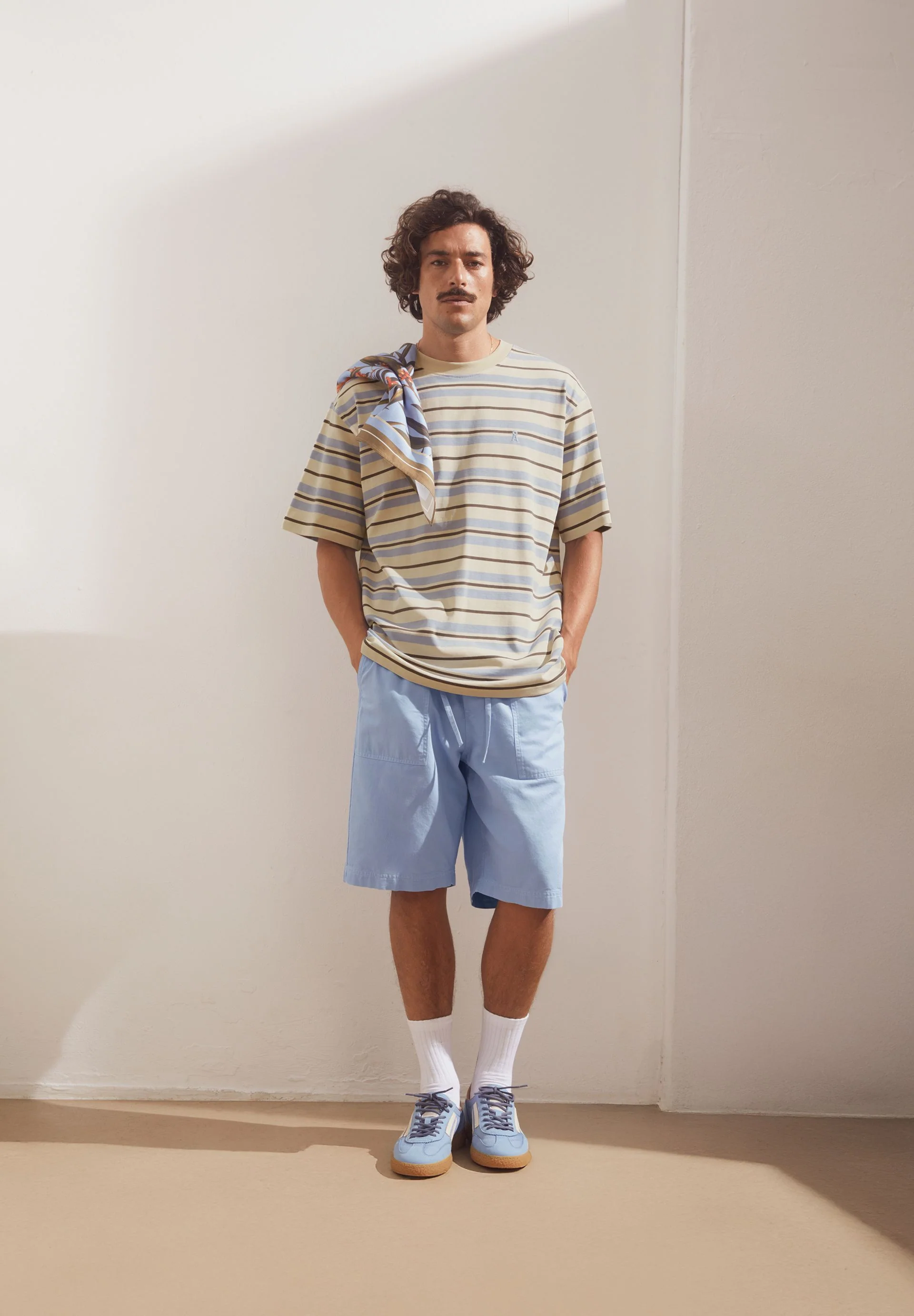 MAARKOS GESTREIFTES T-SHIRT | wedgwood-granit - Image 4