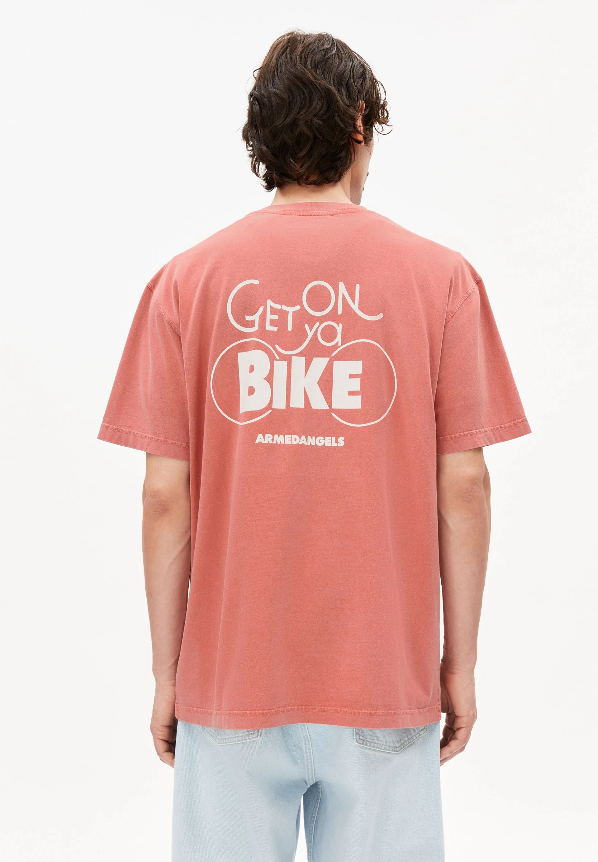 MAARKOS GMT DYE BIKE T-SHIRT | tabasco red washed - Image 2