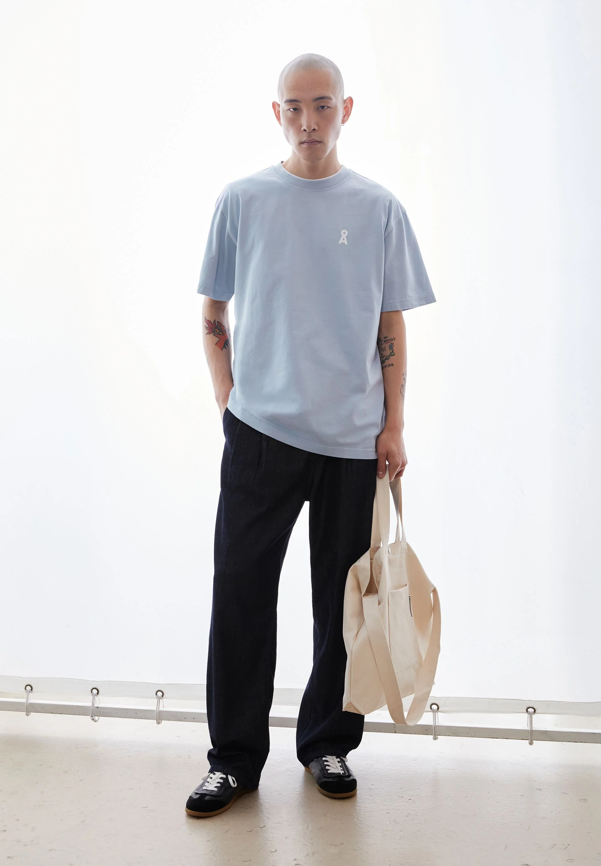 MAARKOS GMT DYE BIKE T-SHIRT | wedgewood washed - Image 4
