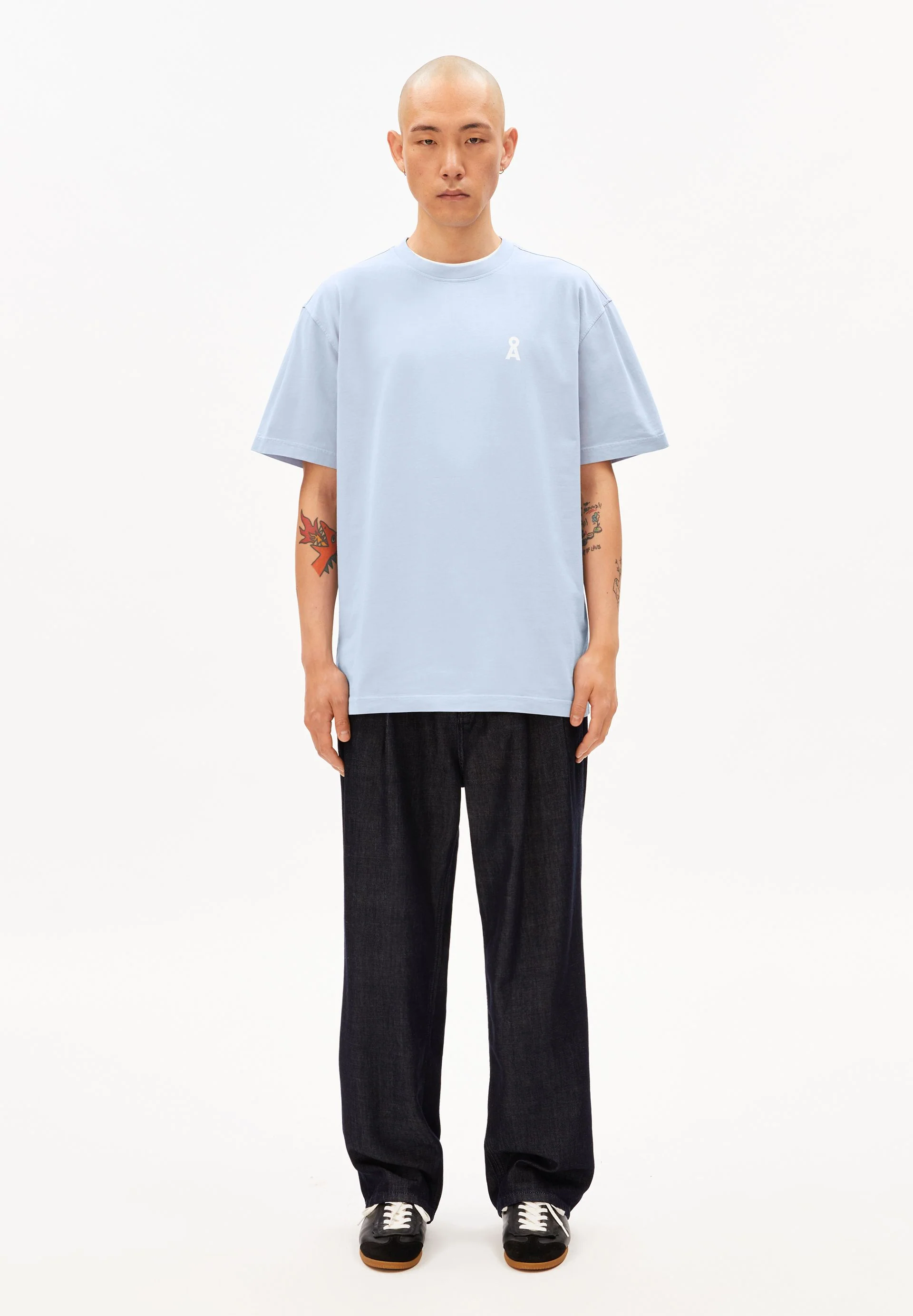 MAARKOS GMT DYE BIKE T-SHIRT | wedgewood washed - Image 5