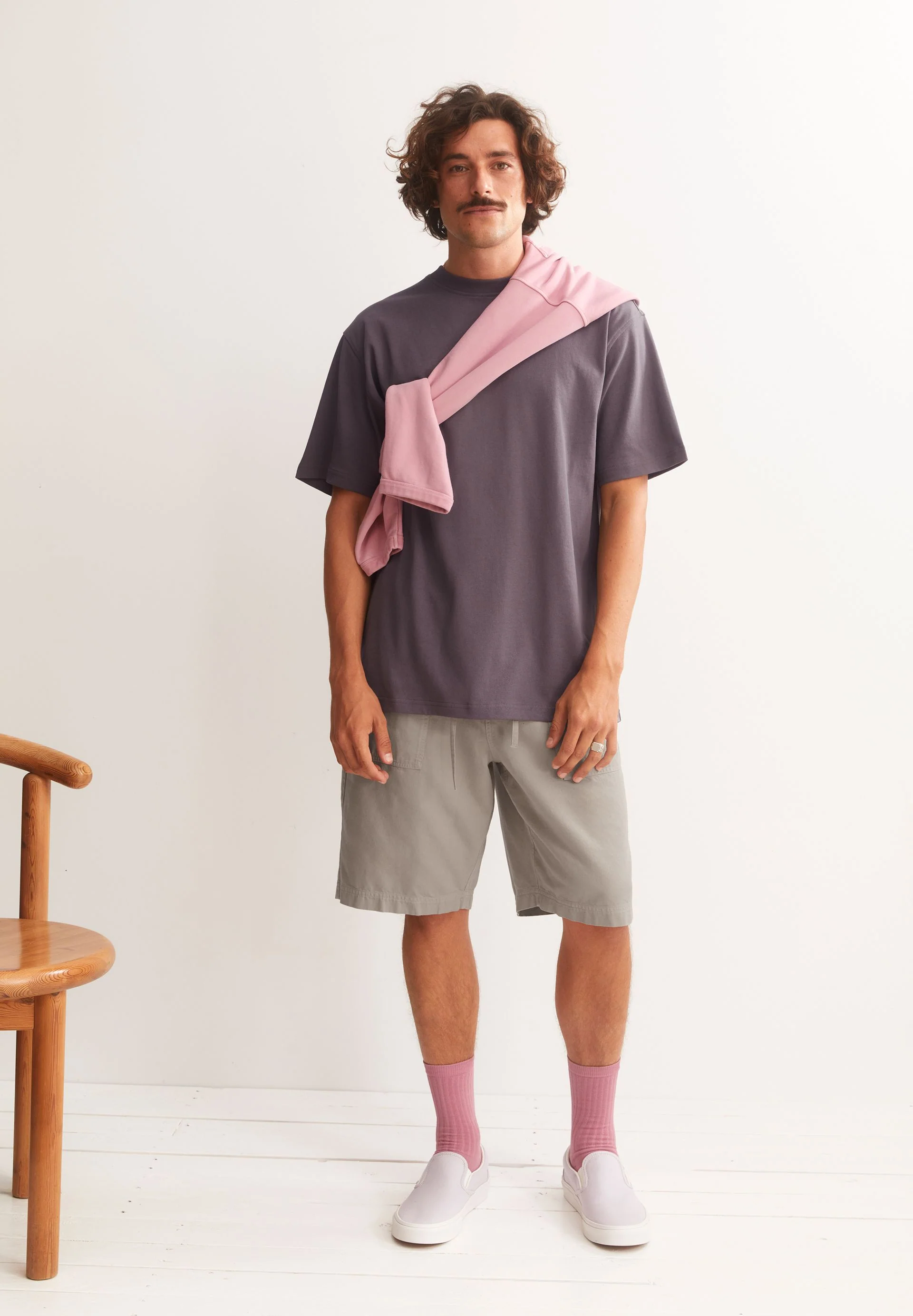 MAARKOS HEAVY WEIGHT T-SHIRT | granit - Image 4