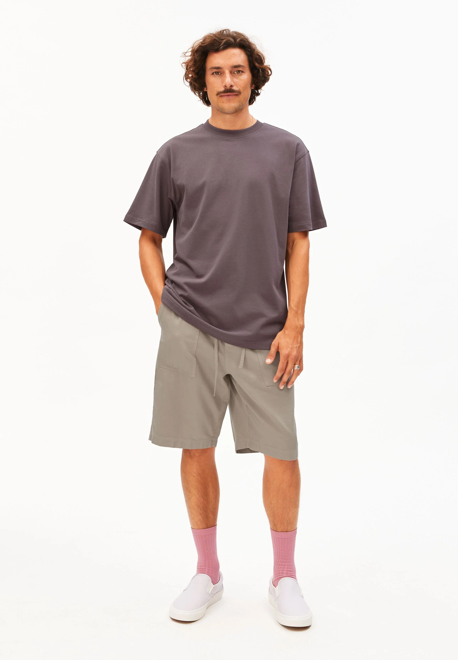 MAARKOS HEAVY WEIGHT T-SHIRT | granit - Image 5