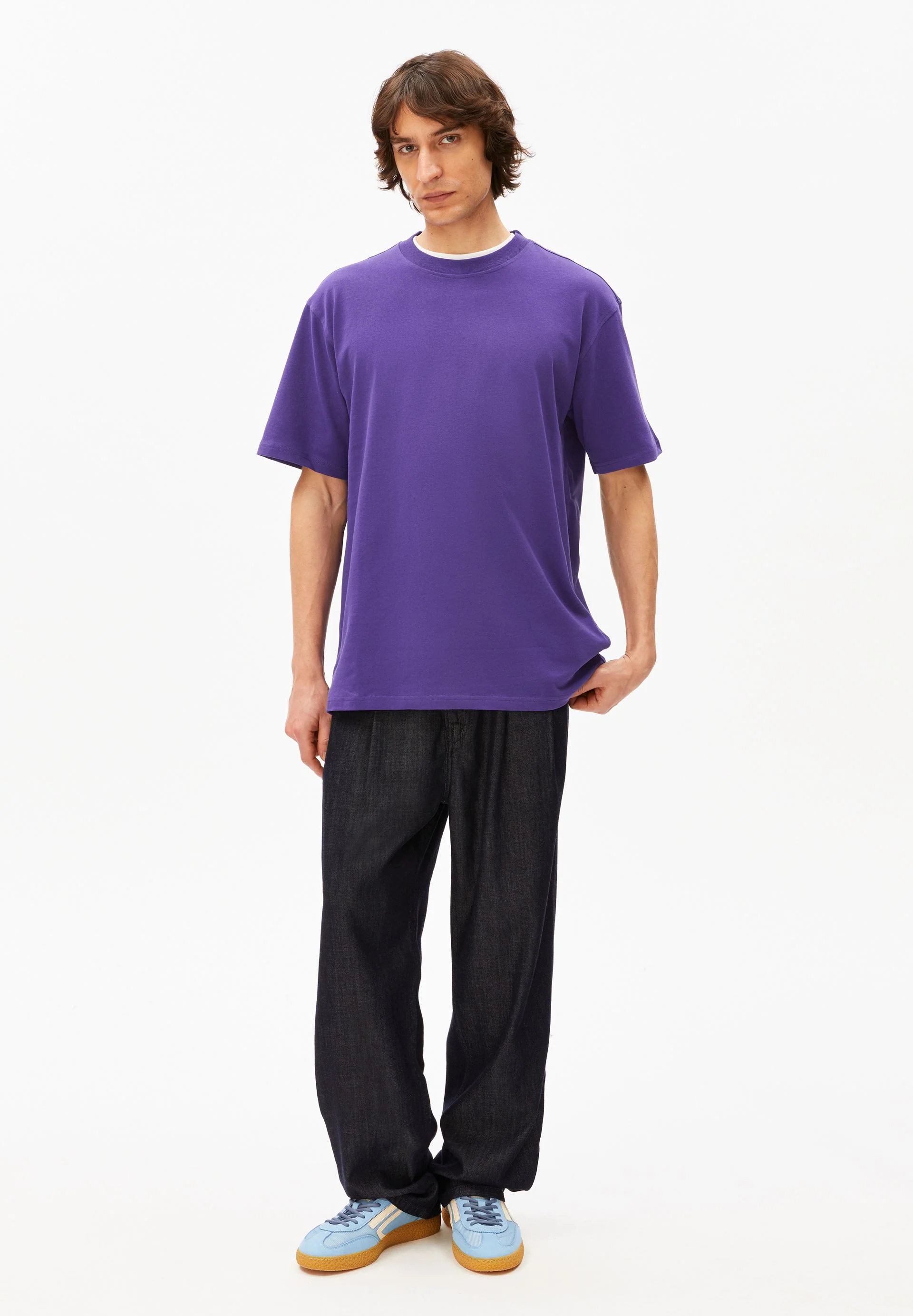 MAARKOS HEAVY WEIGHT T-SHIRT | pungent purple - Image 5