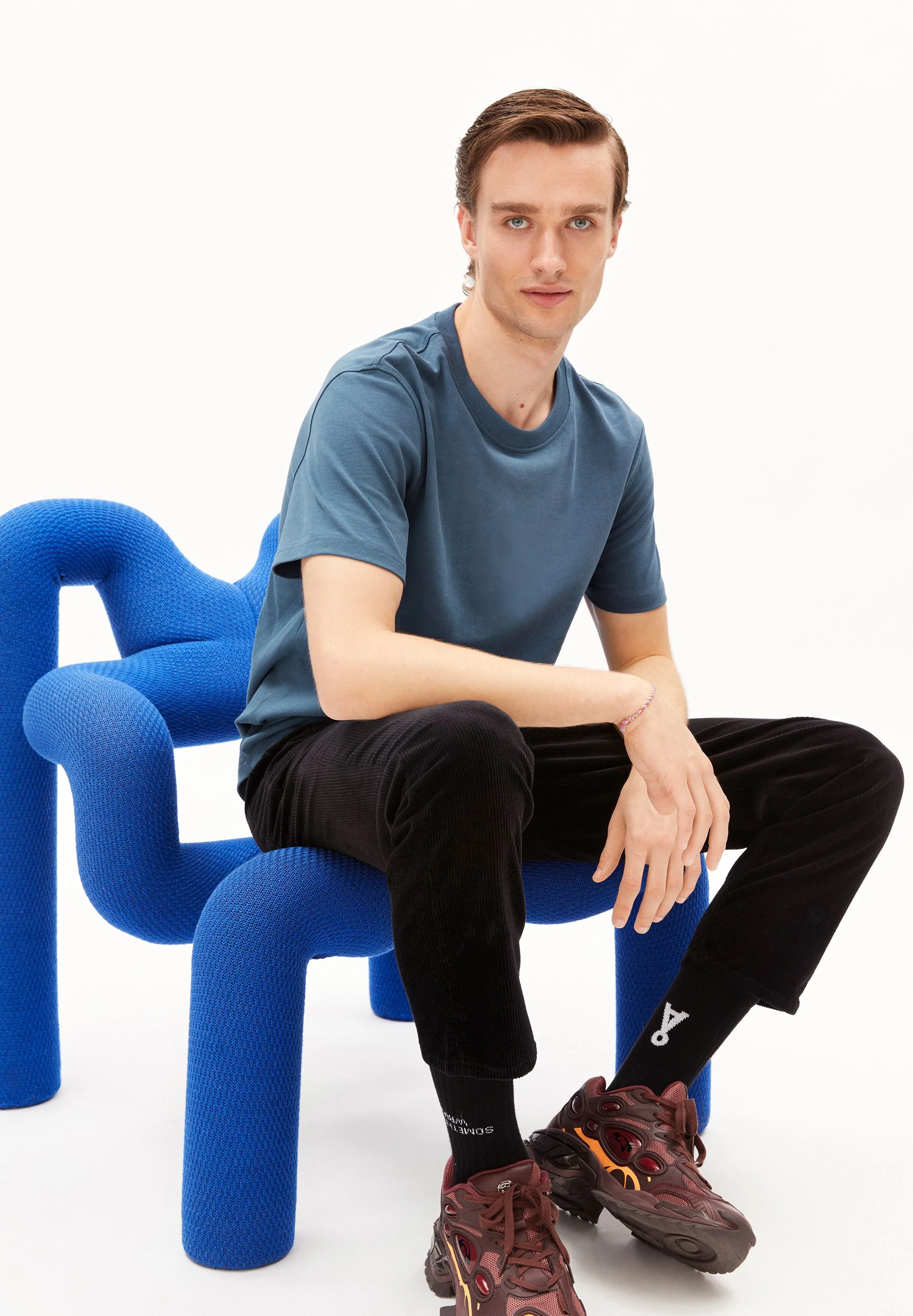 MAARKOS T-SHIRT | iron blue - Image 4