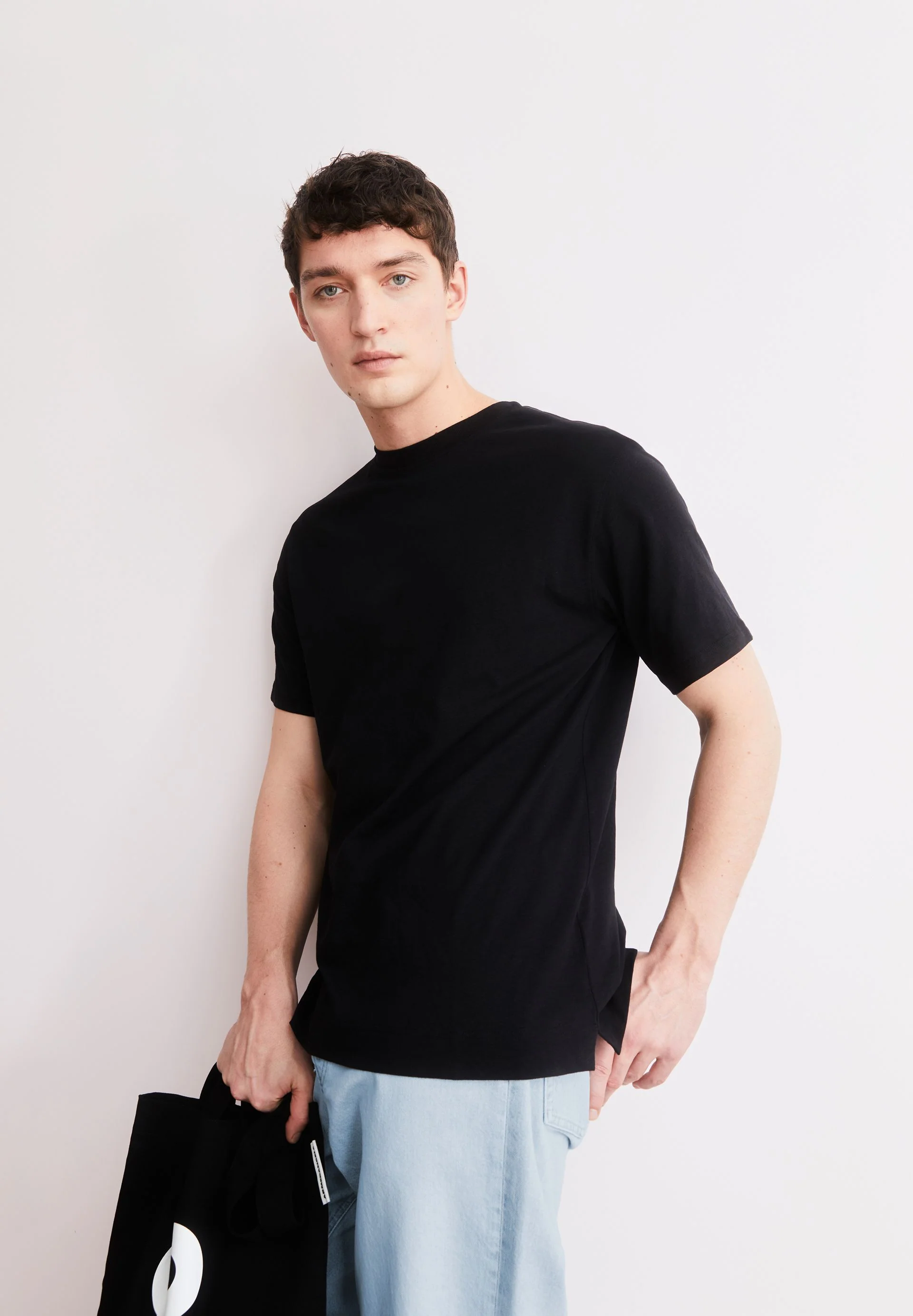 MAARKOS LEINEN-MIX T-SHIRT | black - Image 4