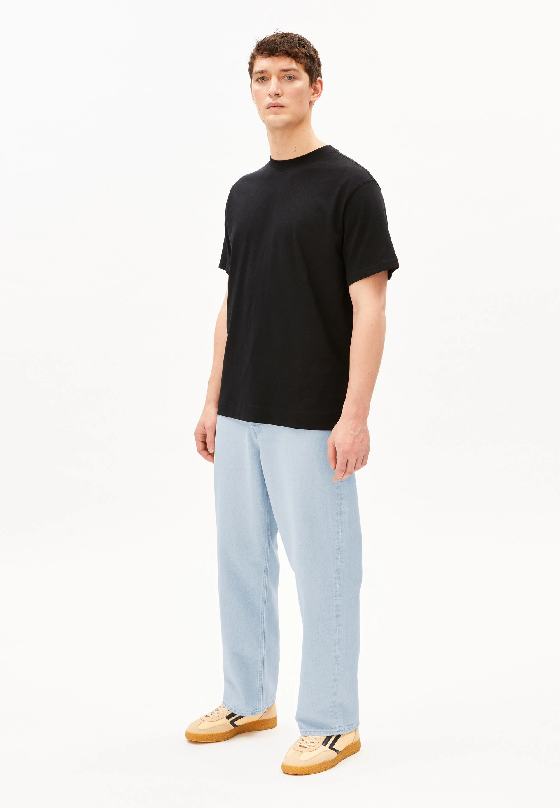 MAARKOS LEINEN-MIX T-SHIRT | black - Image 5