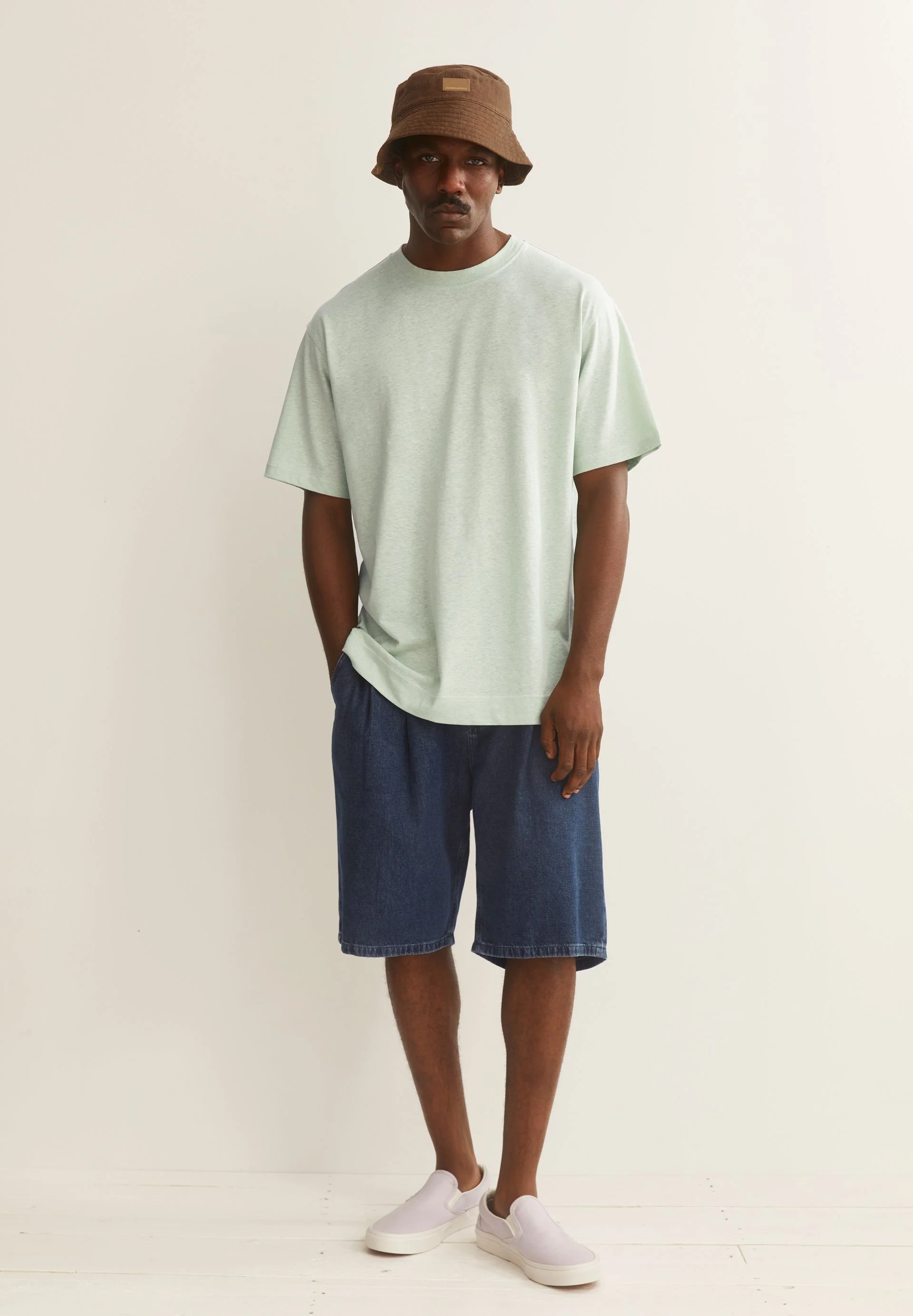 MAARKOS LEINEN-MIX T-SHIRT | foam - Image 4