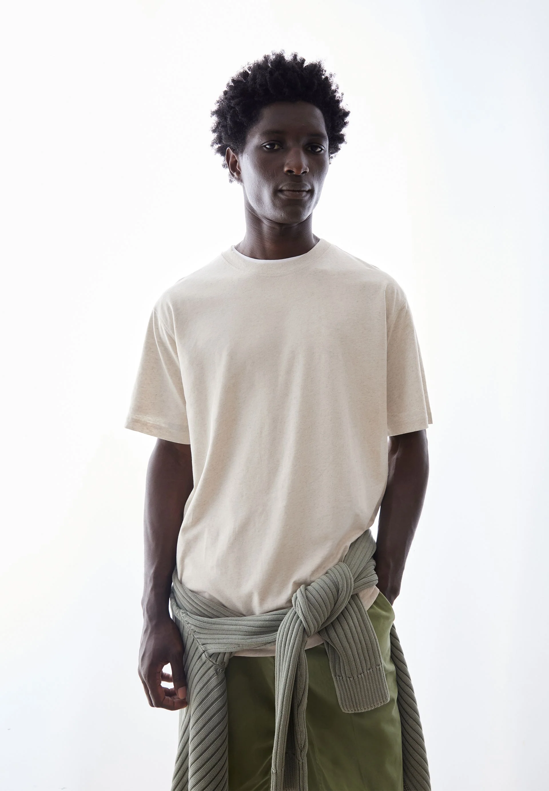 MAARKOS LEINEN-MIX T-SHIRT | pure - Image 4