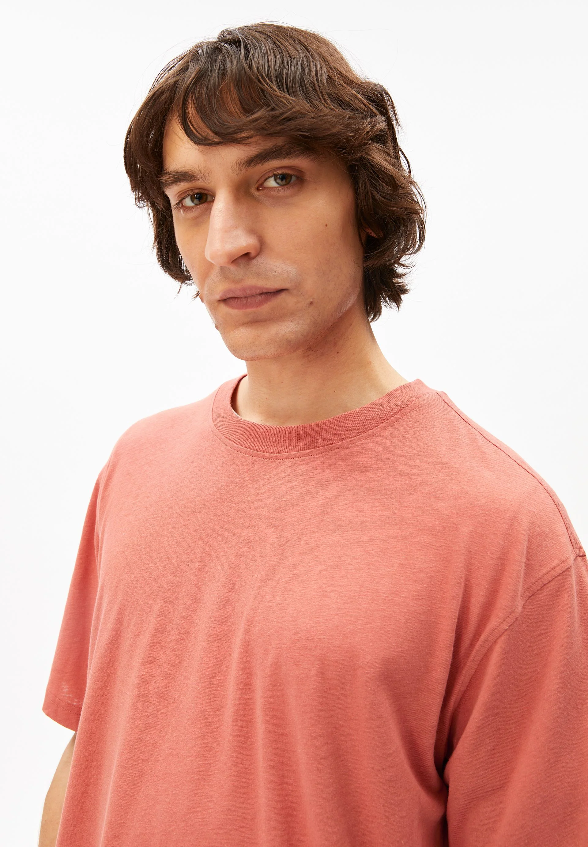 MAARKOS LEINEN-MIX T-SHIRT | tabasco red - Image 3