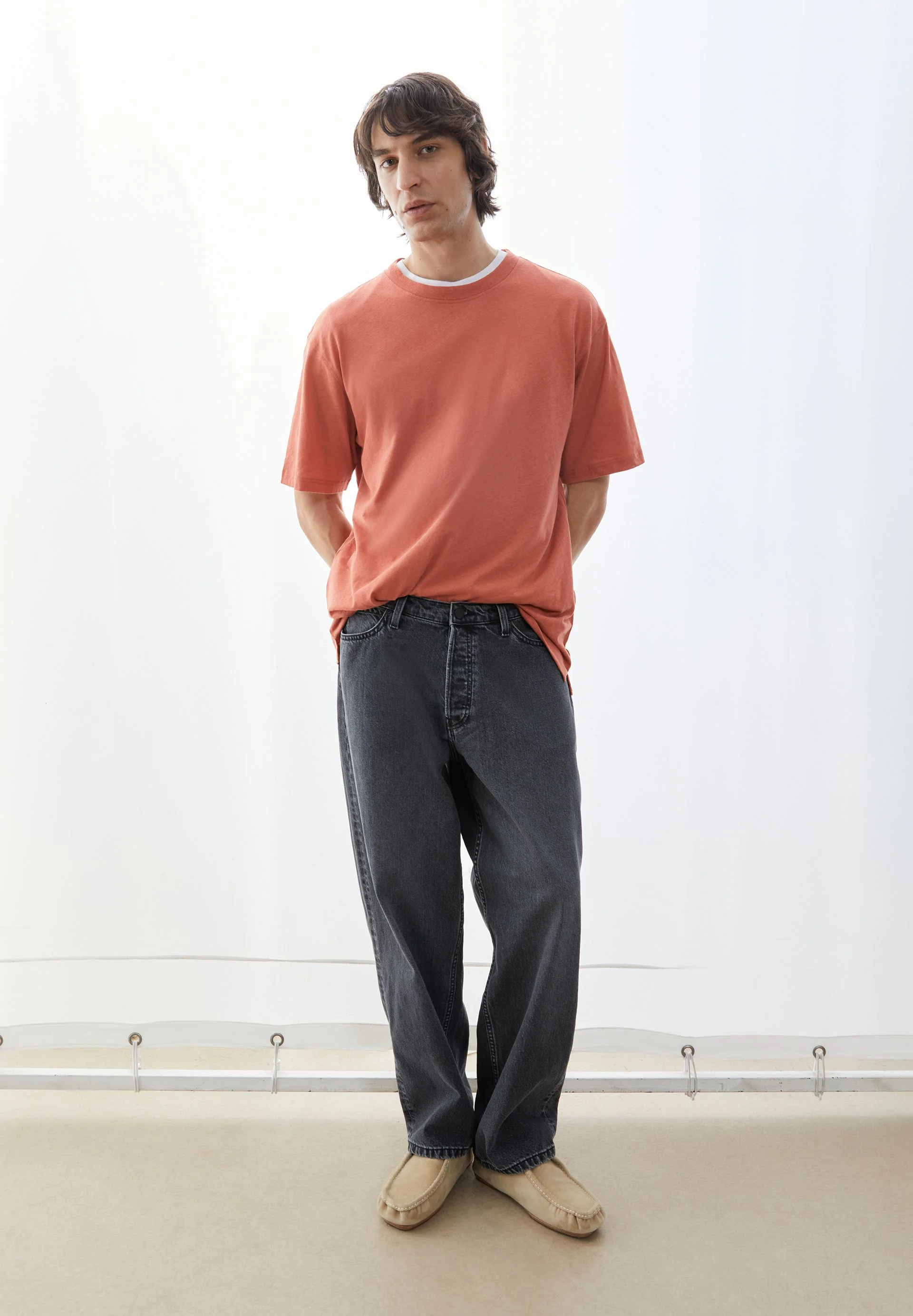 MAARKOS LEINEN-MIX T-SHIRT | tabasco red - Image 4